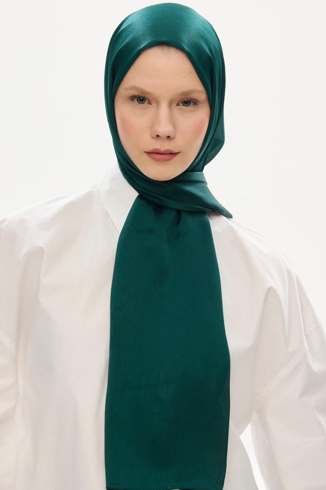 Orman Yeşili Janjan Şal