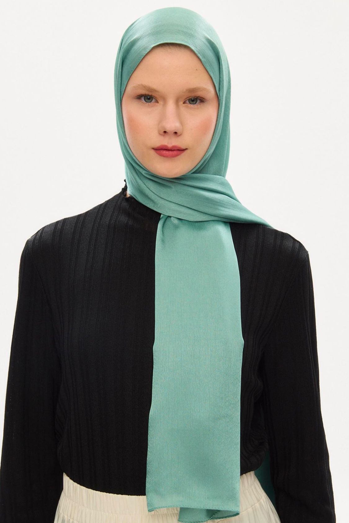 Mint Yeşili Janjan Şal