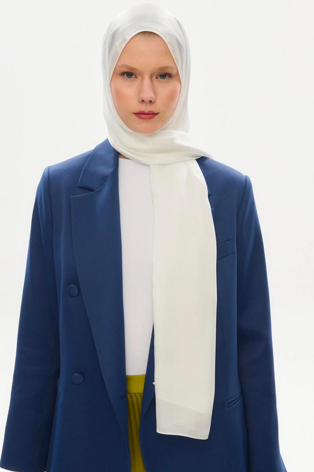 Kırık Beyaz Janjan Şal