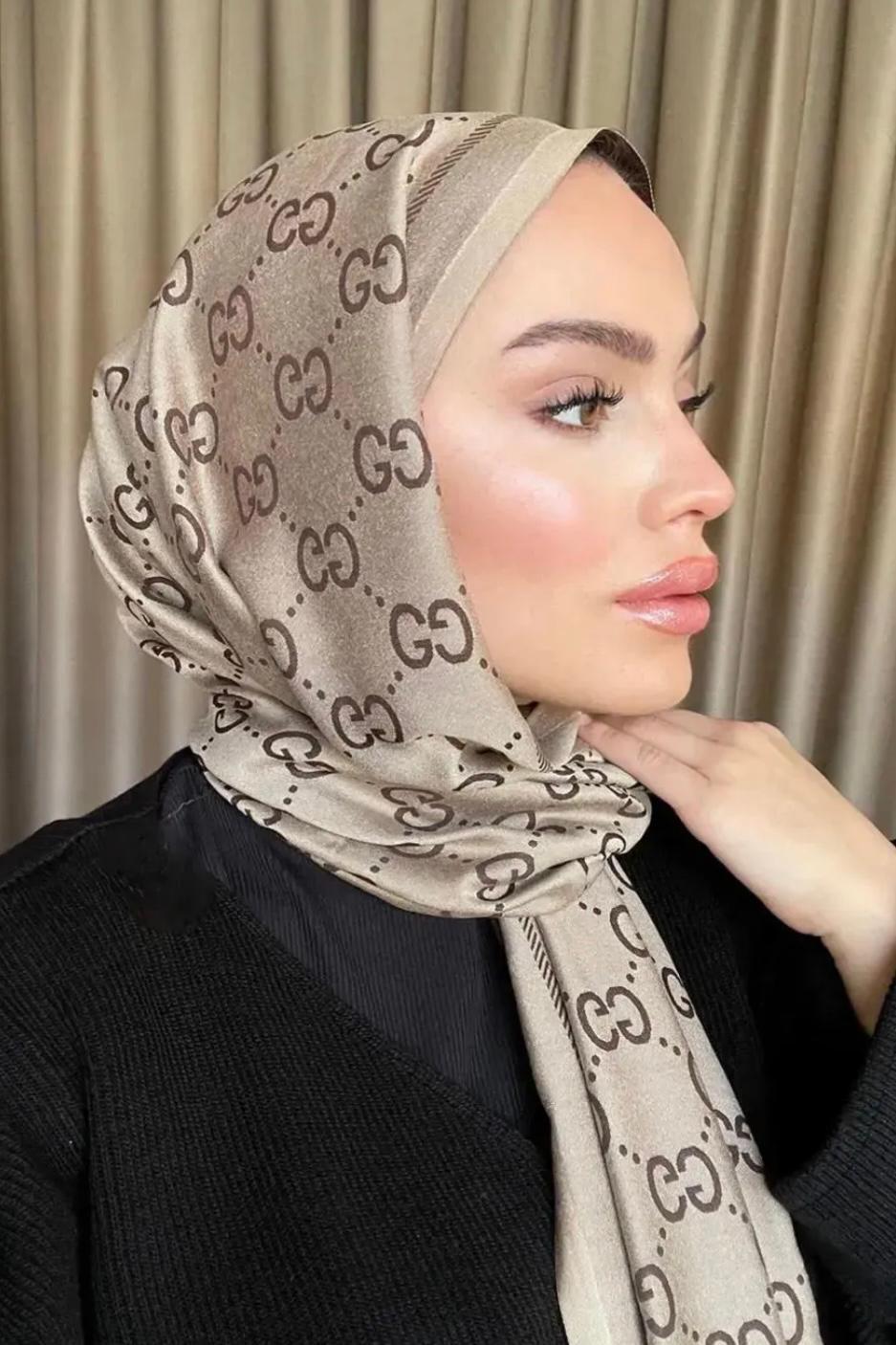 G Desen Çift Taraflı Kaşmir Şal