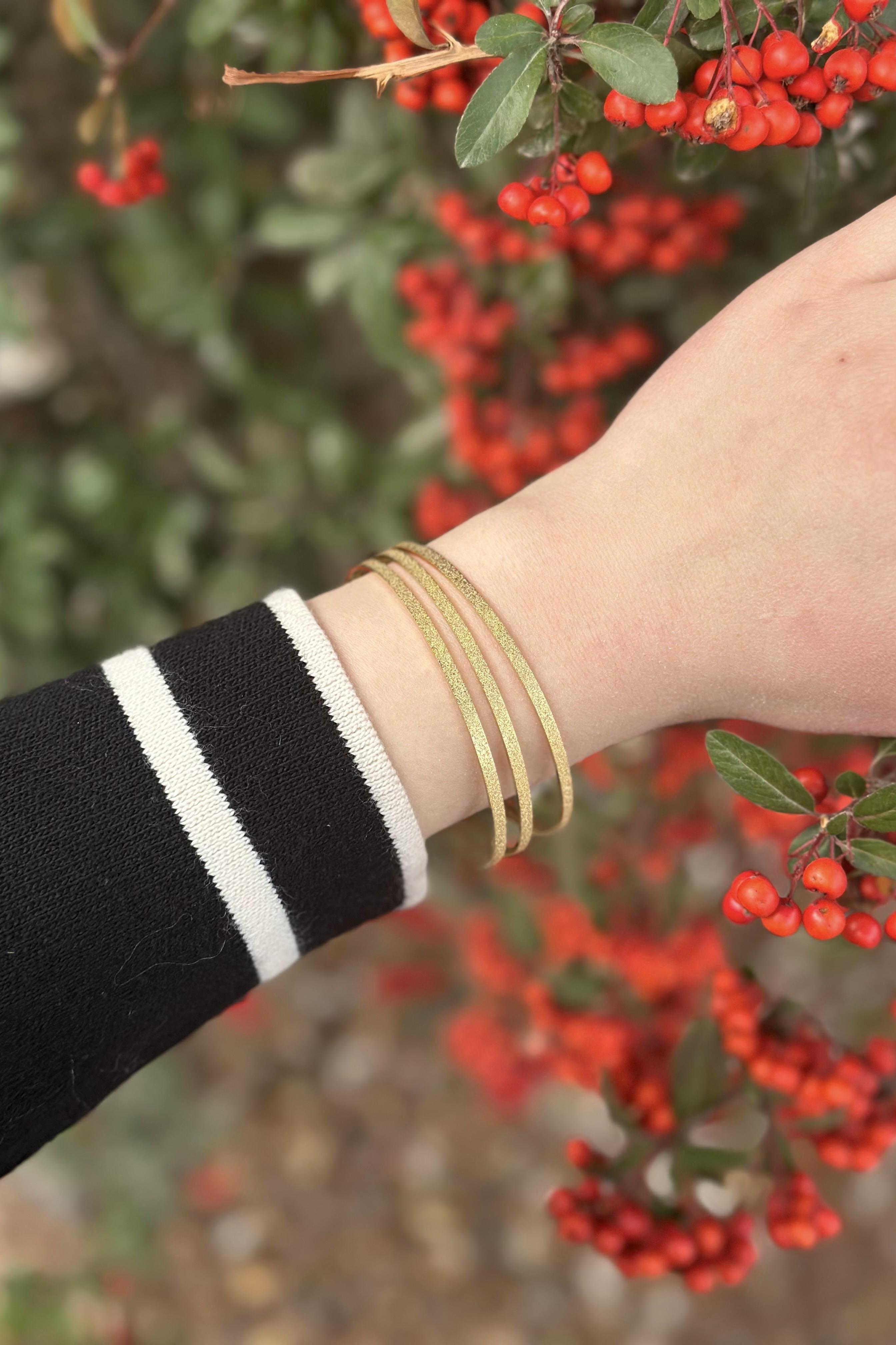 Simli Model Üçlü Ajda Bilezik