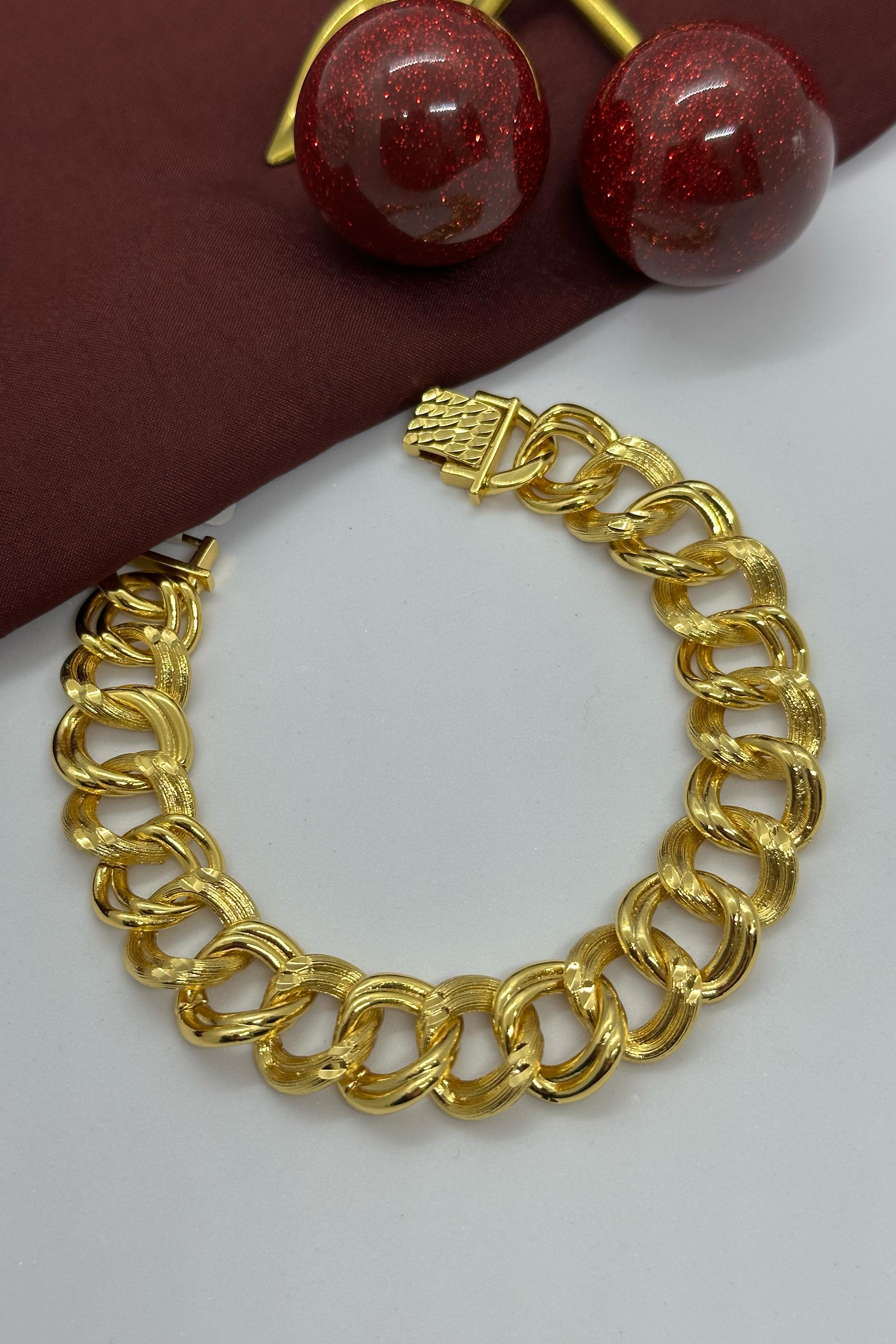 22 Ayar Altın Kaplama Samanyolu Bileklik