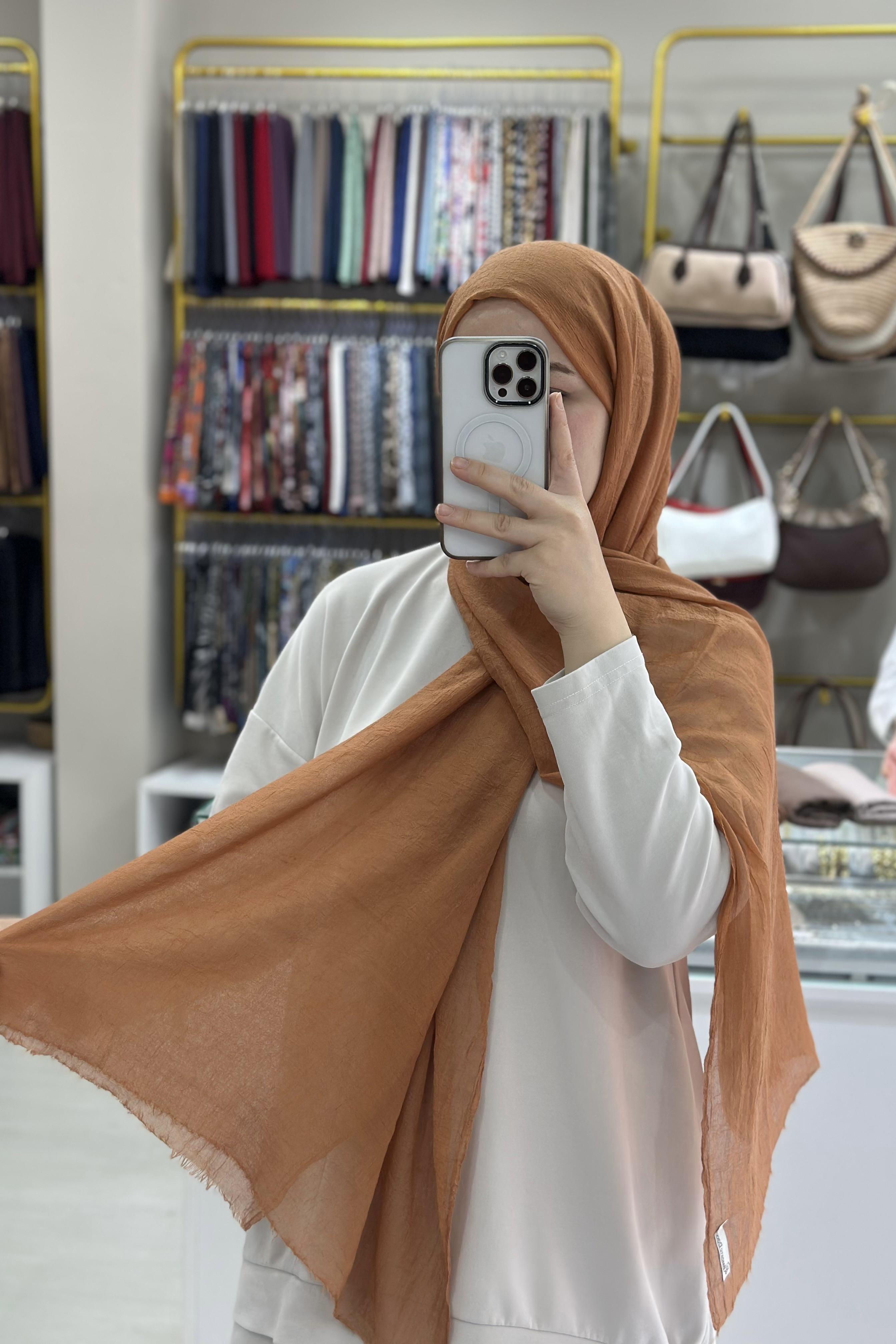 Turuncu Comfort Şal