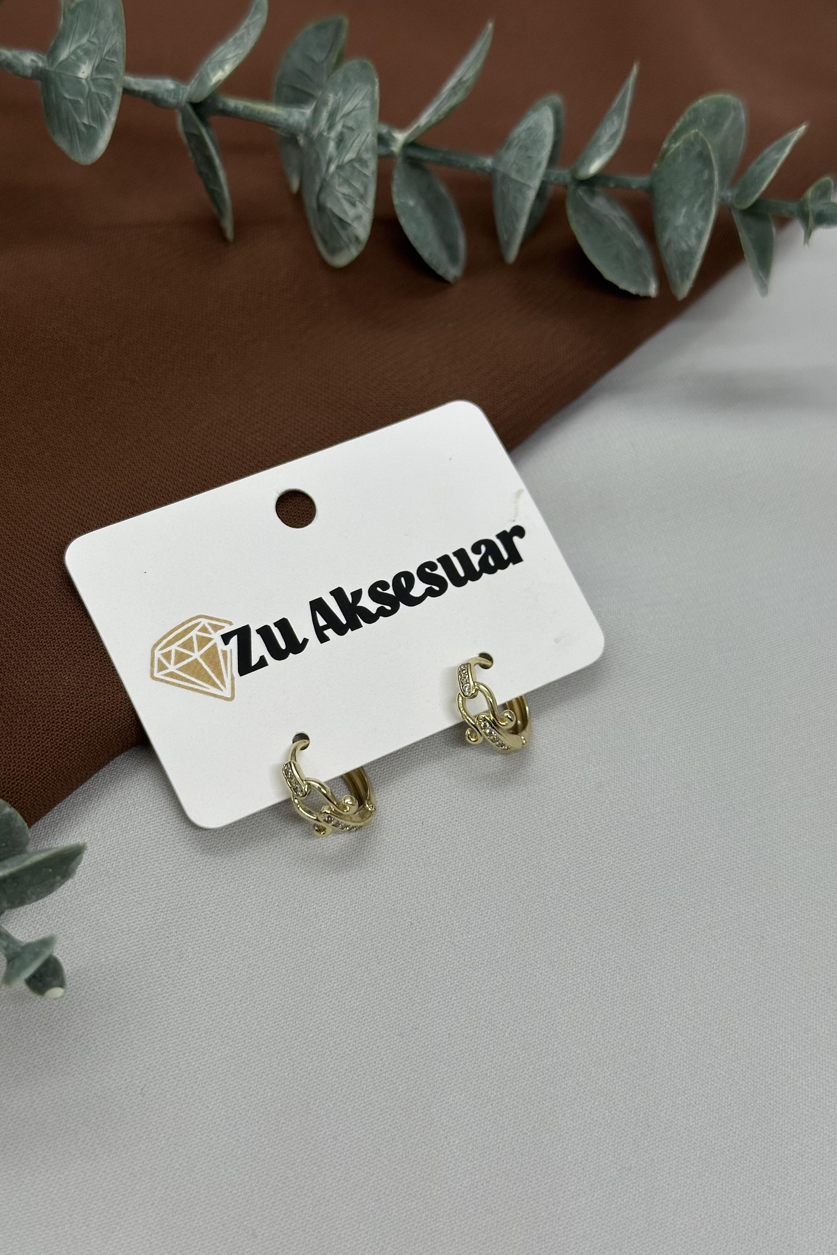 Gold Halka Vıp Küpe