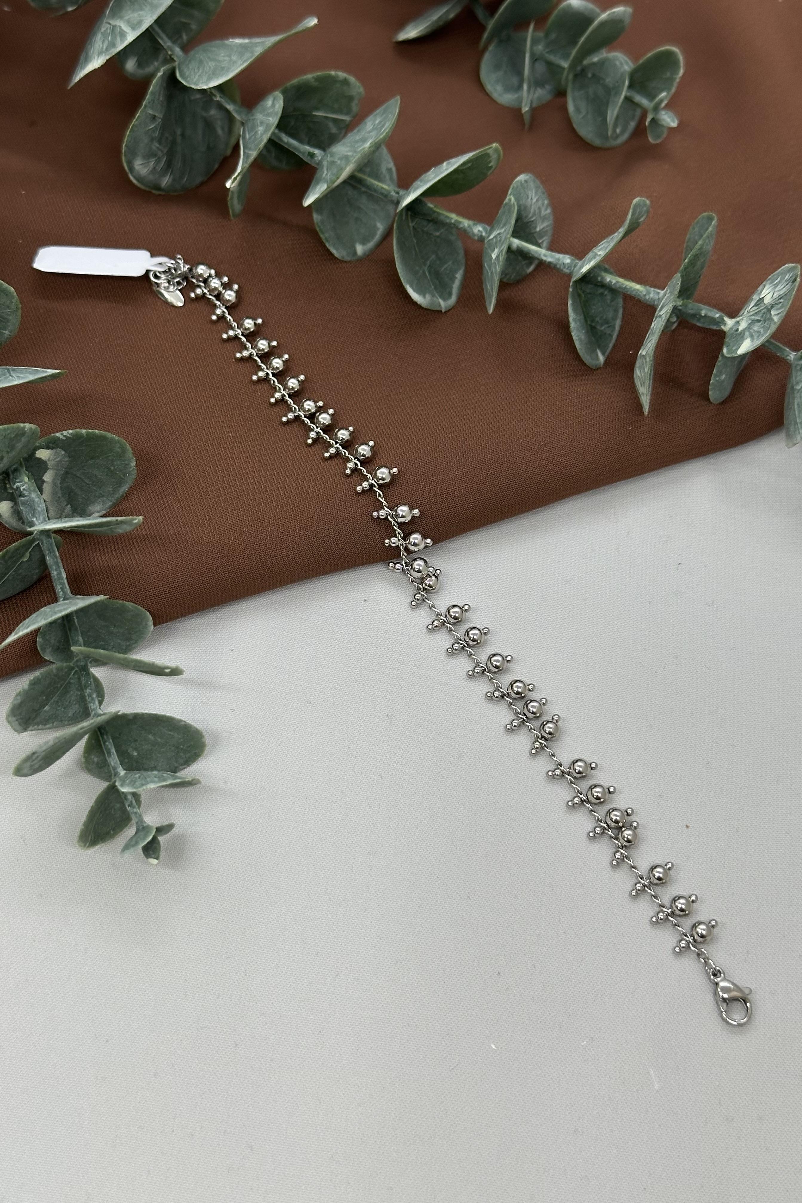 Halka Sallantılı Sılver Vıp Bileklik