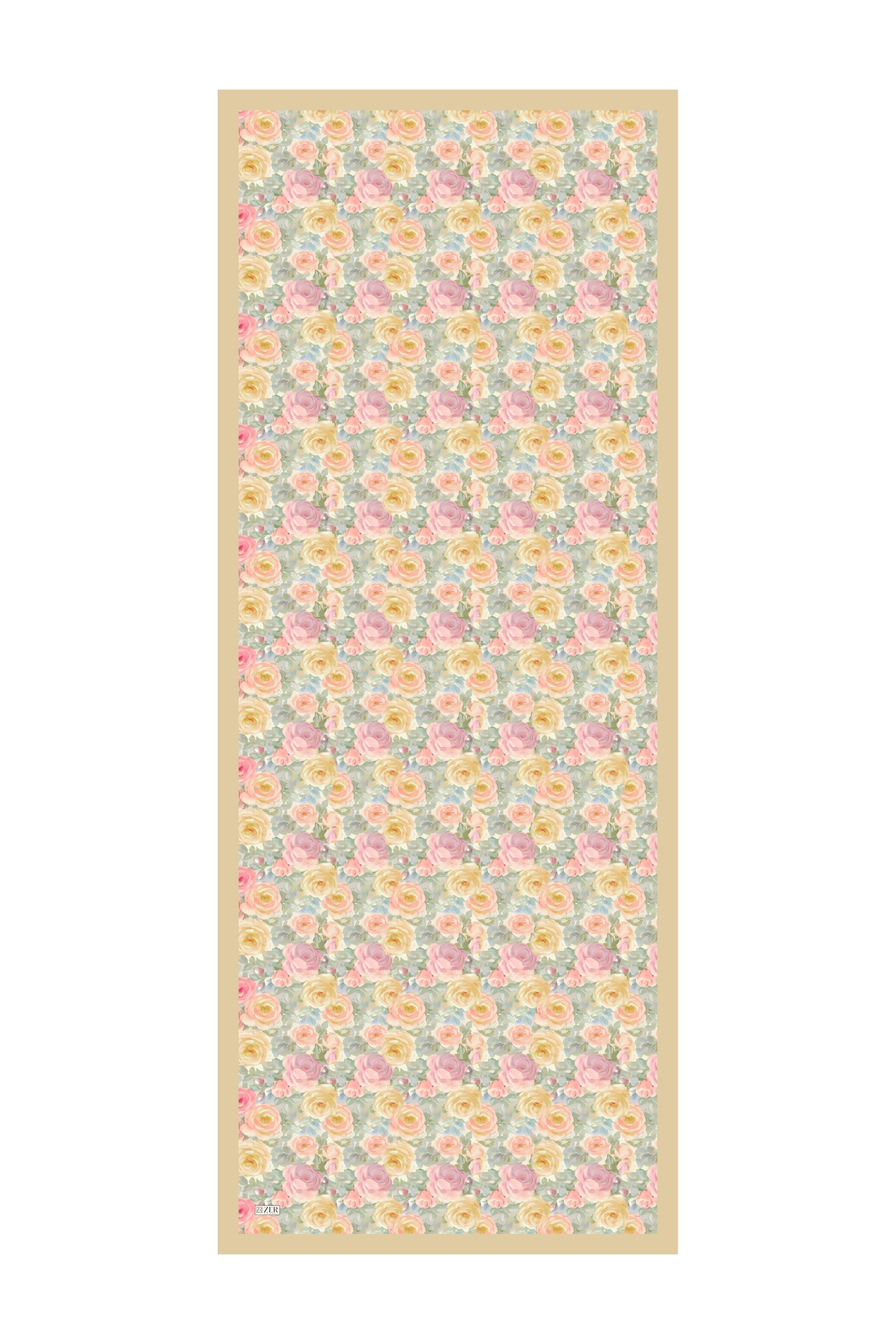 FLOYA ŞAL SOFT SARI ÇİÇEK