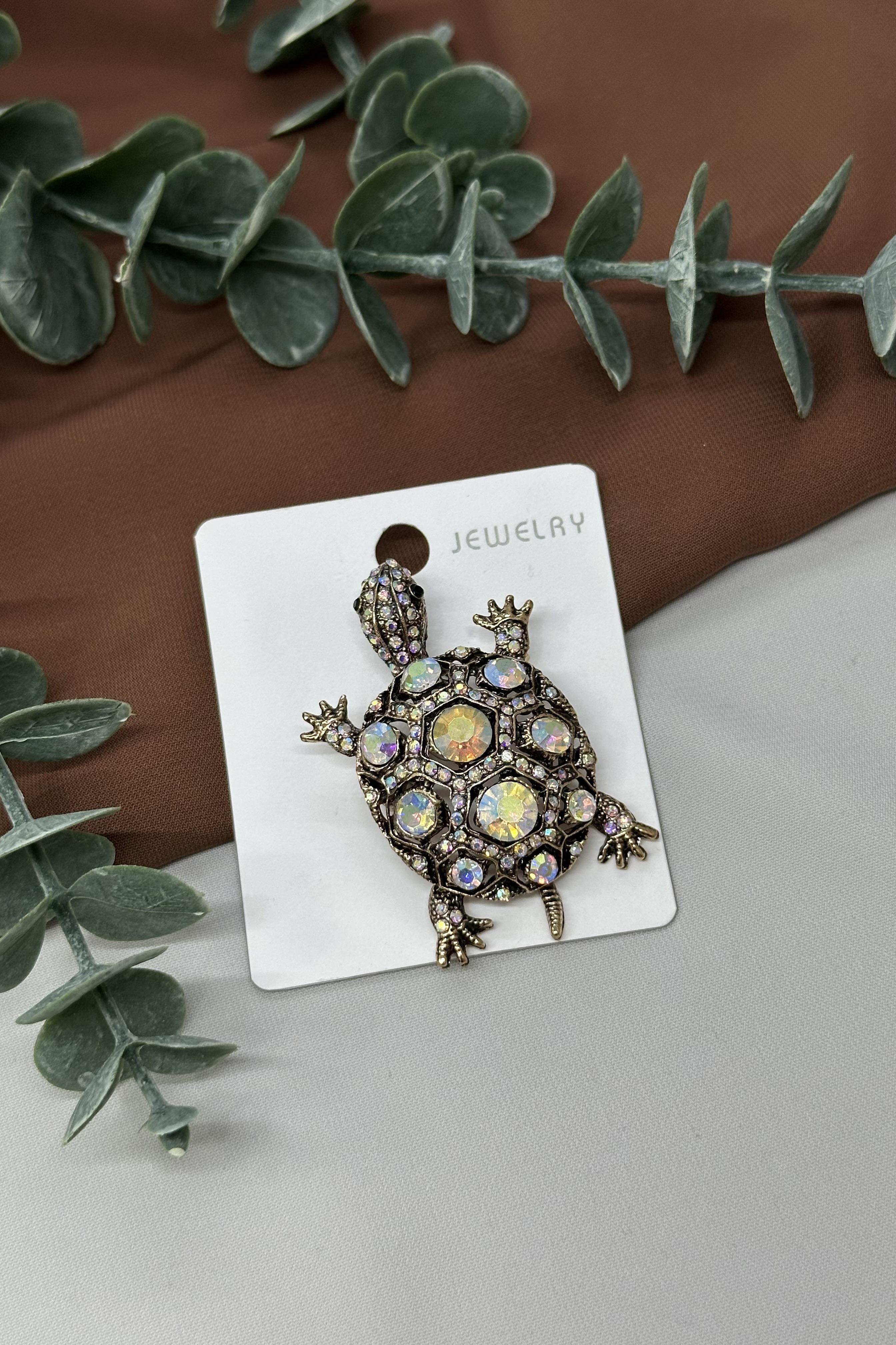 Kaplumbağa Broş