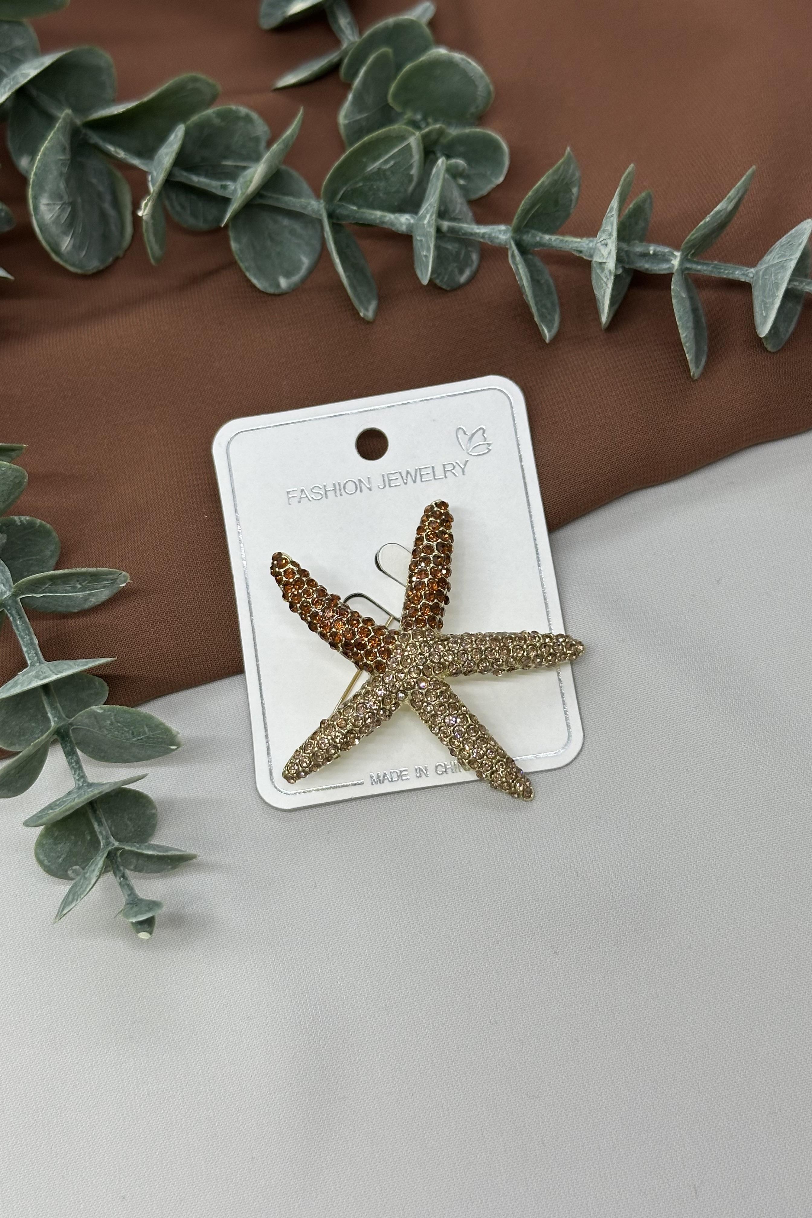 Deniz Yıldızı Broş