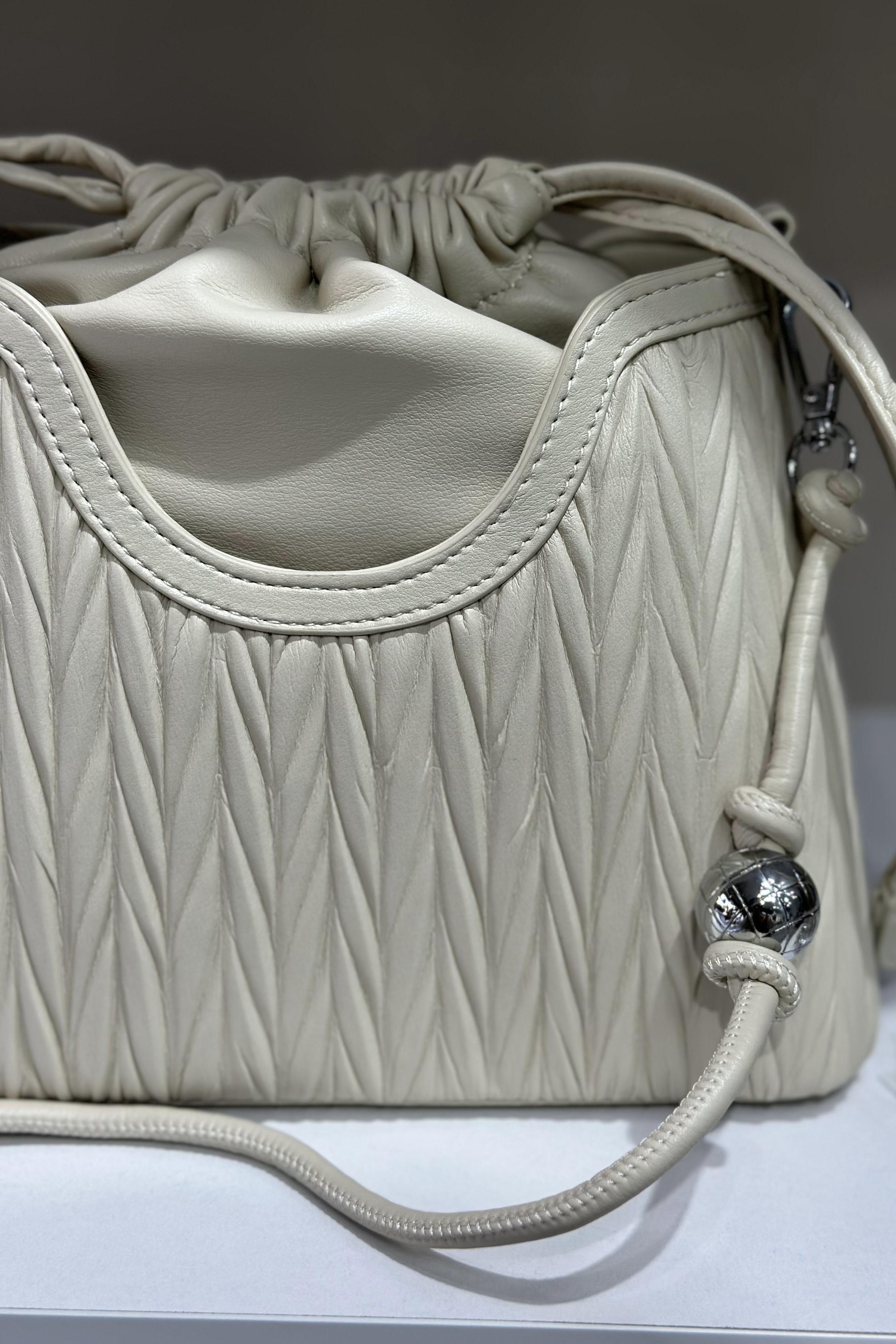 Piliseli Krem A++ Kalite El Ve Omuz Çantası