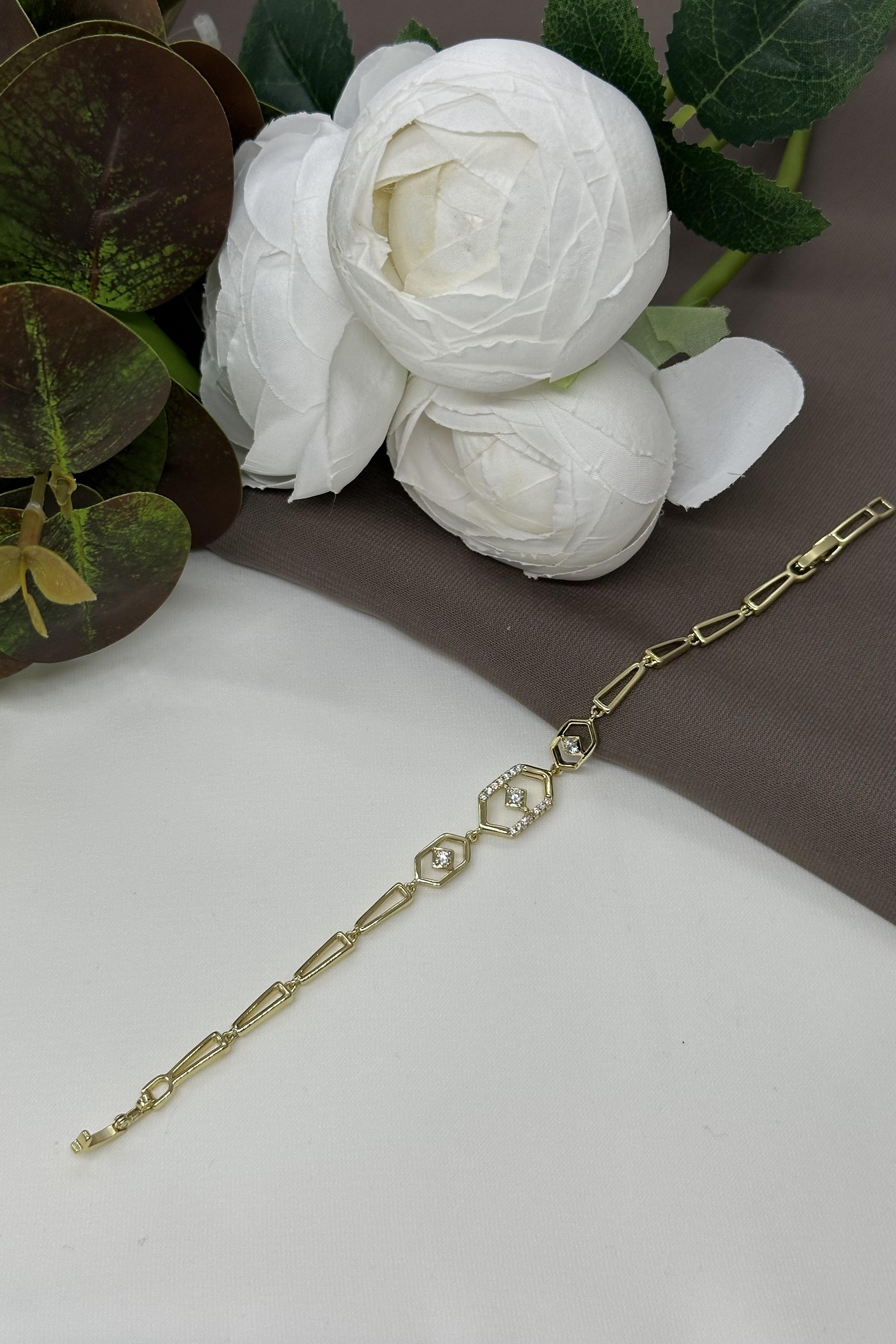 Göz Model Gold Vıp Bileklik