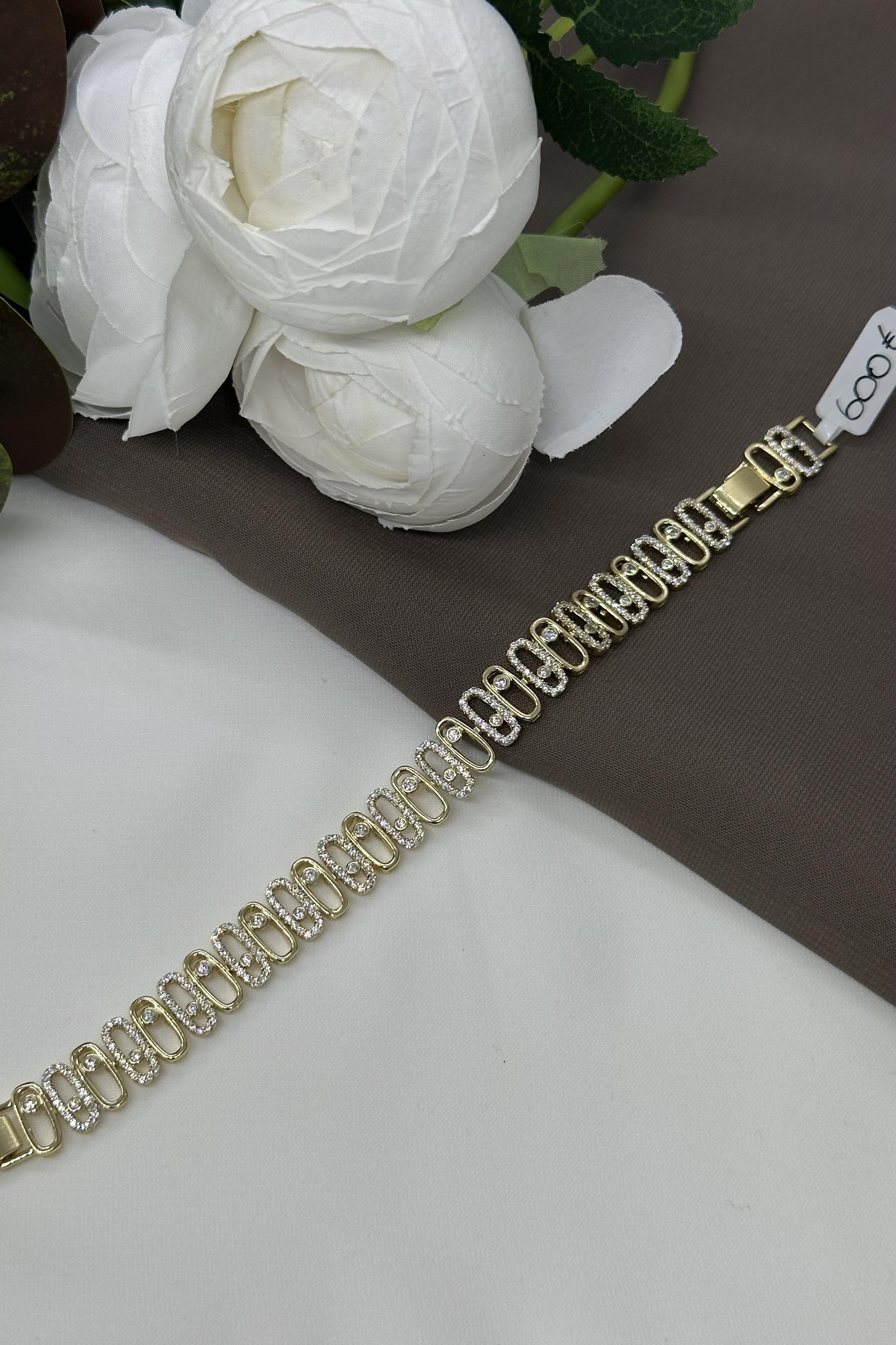 Uzun Halka Gold Vıp Bileklik