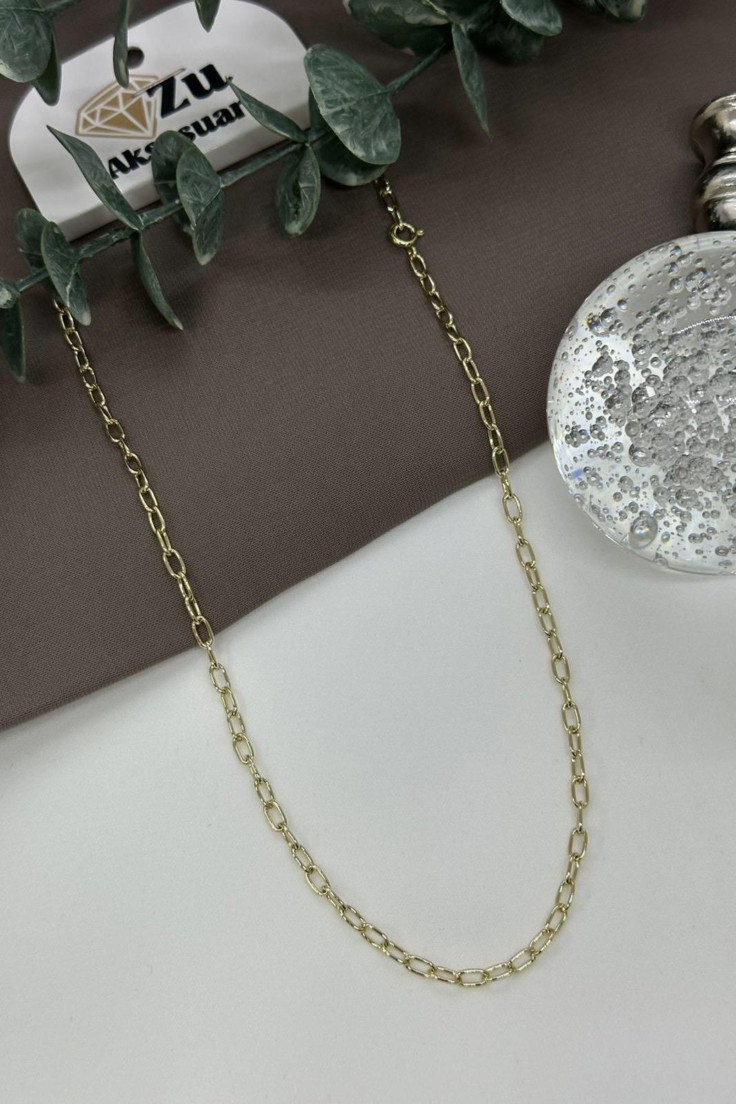 Halka Model Gold Vıp Kolye