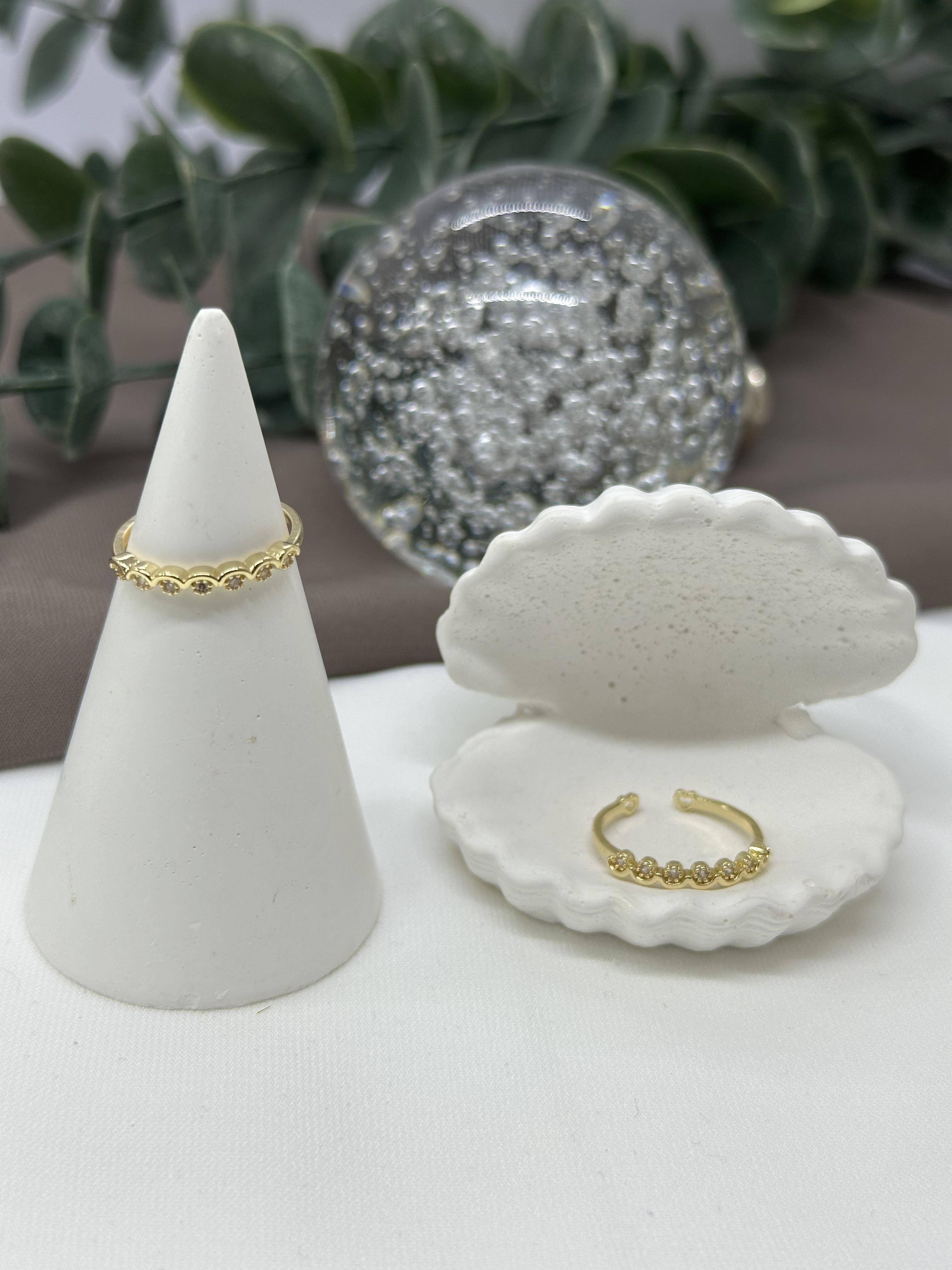 Taşlı Gold Vıp Yüzük