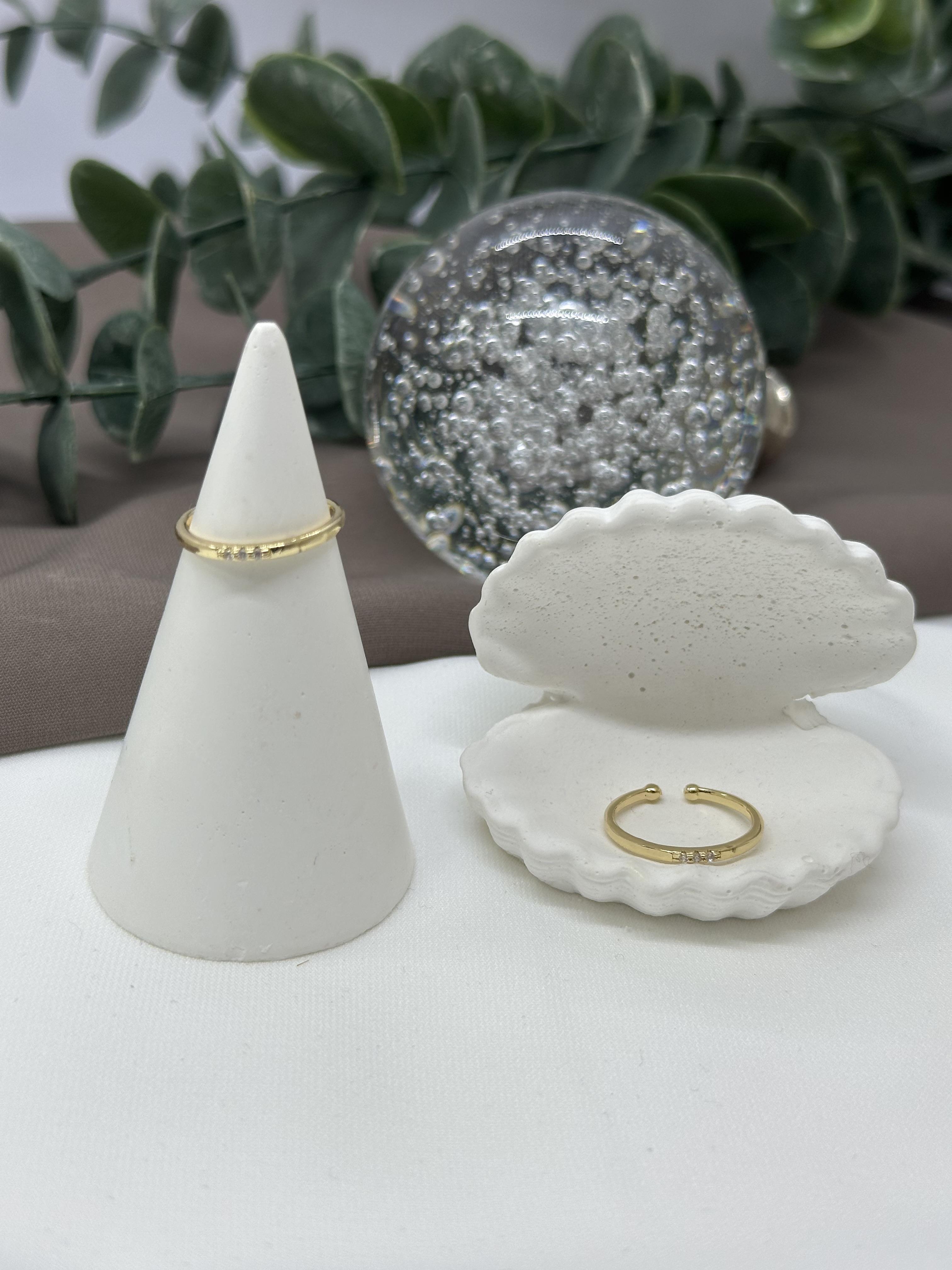 Taşlı Gold Vıp Yüzük