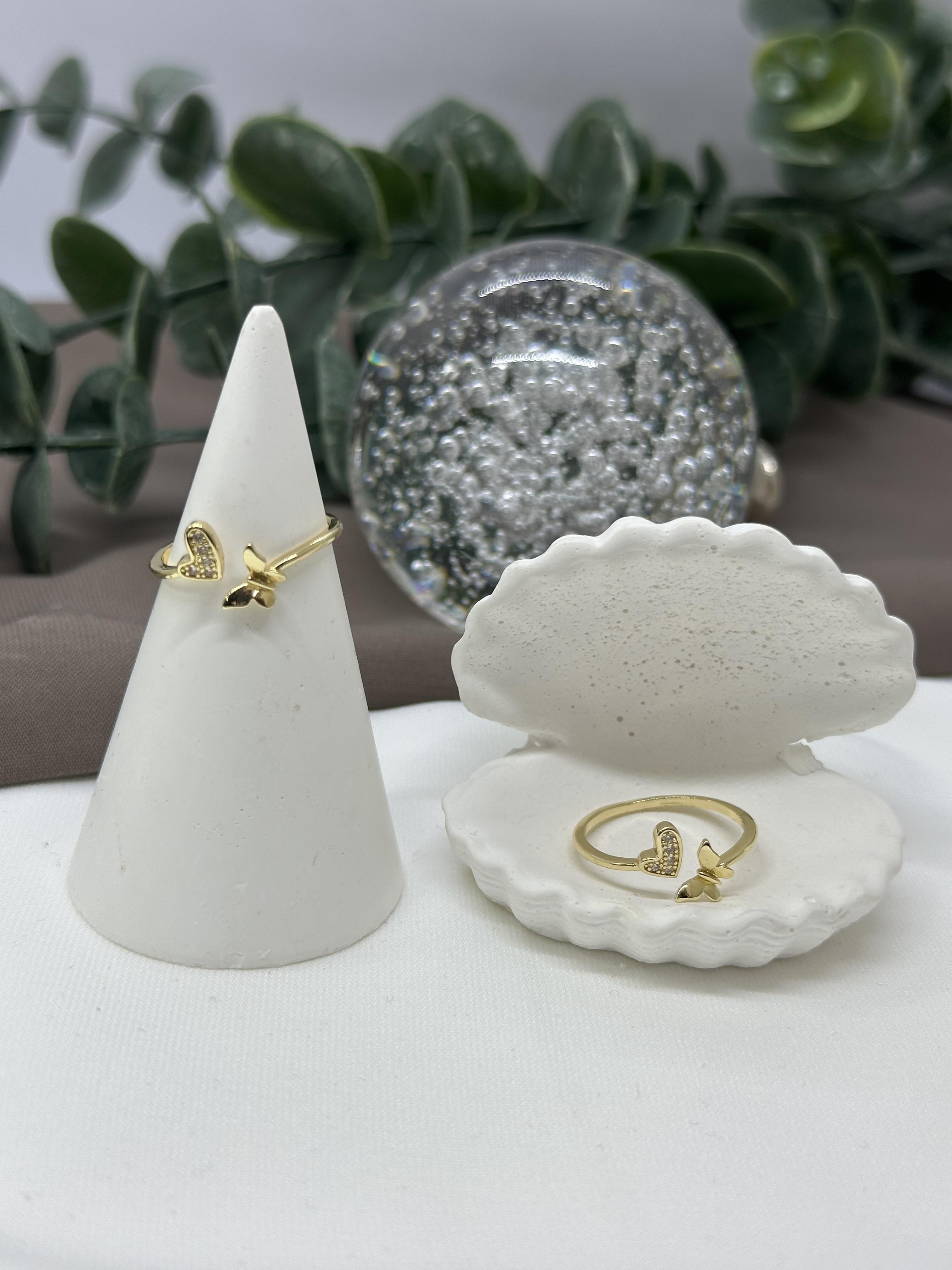 Kelebekli Gold Vıp Yüzük