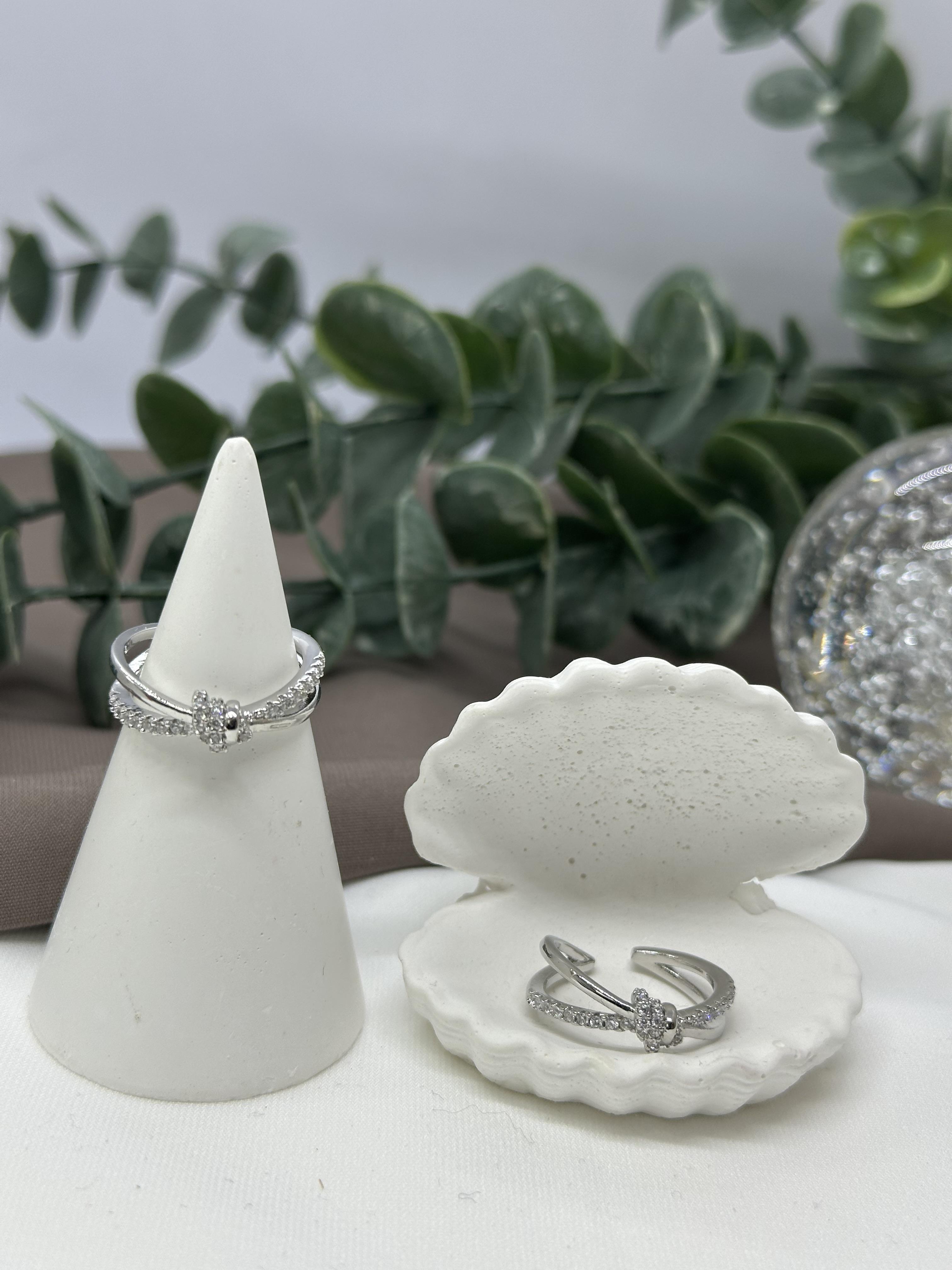 Düğüm Model Sılver Vıp Yüzük