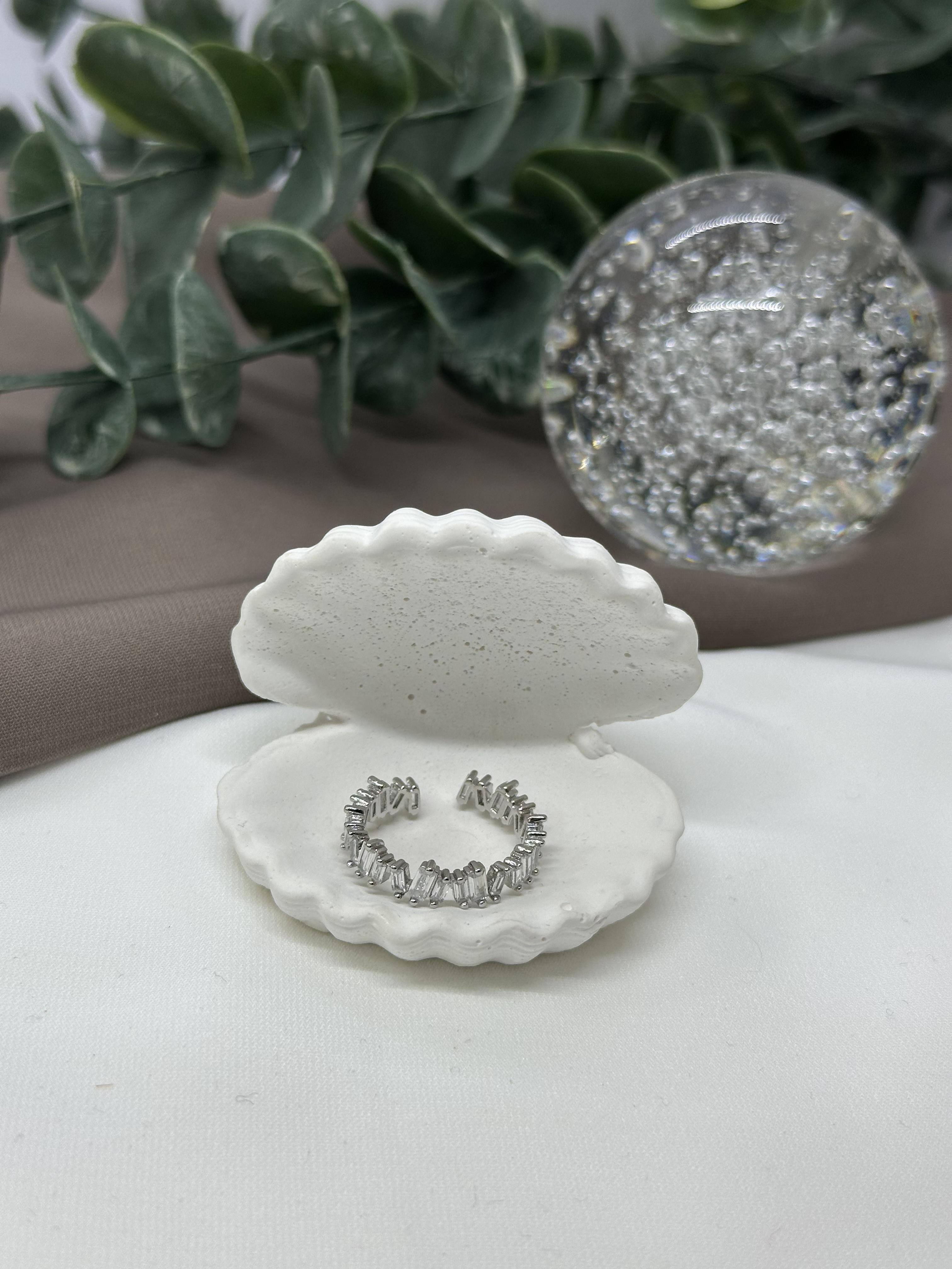 Taşlı Sılver Vıp Yüzük