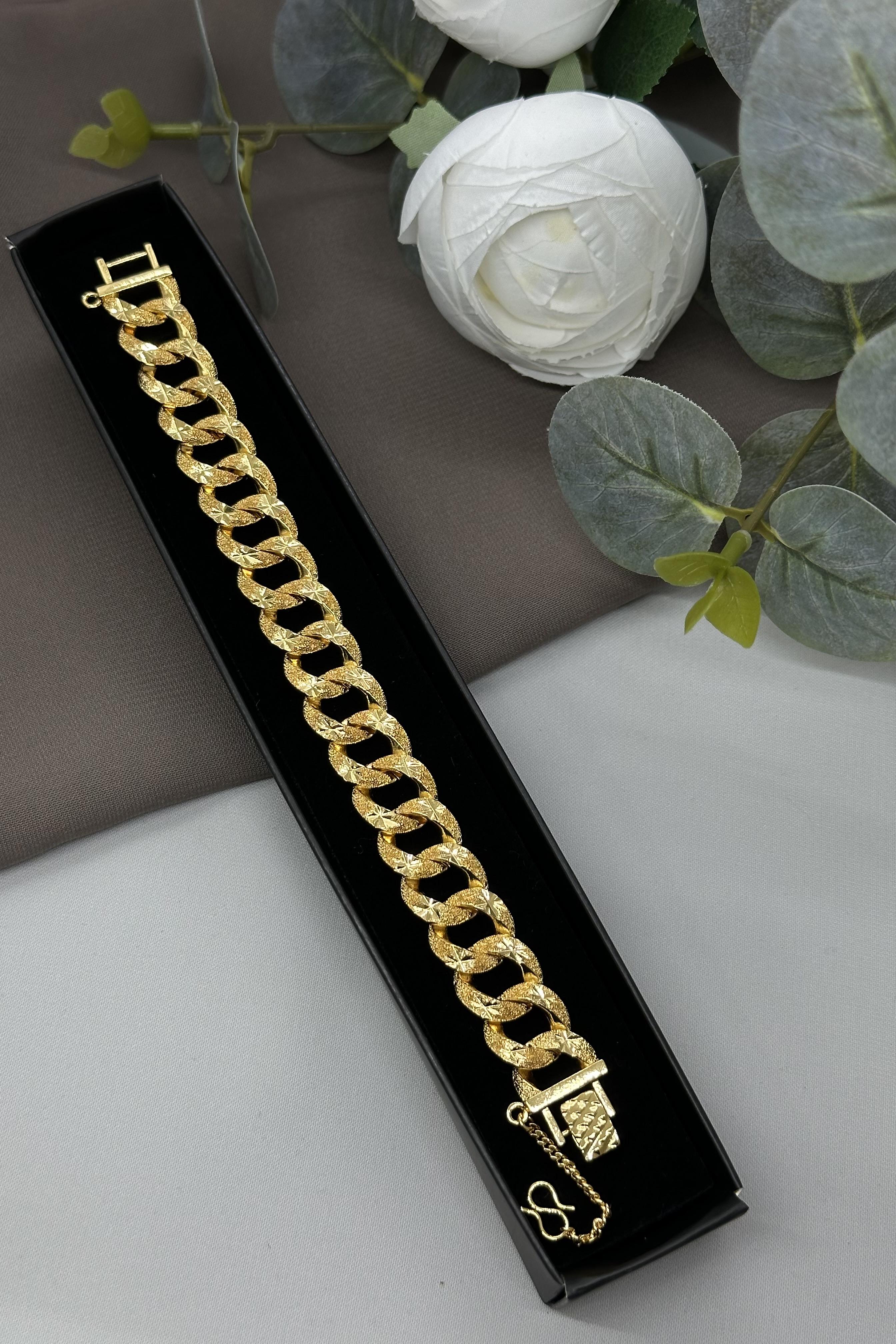 22 Ayar Altın Kaplama Halka Model Bileklik