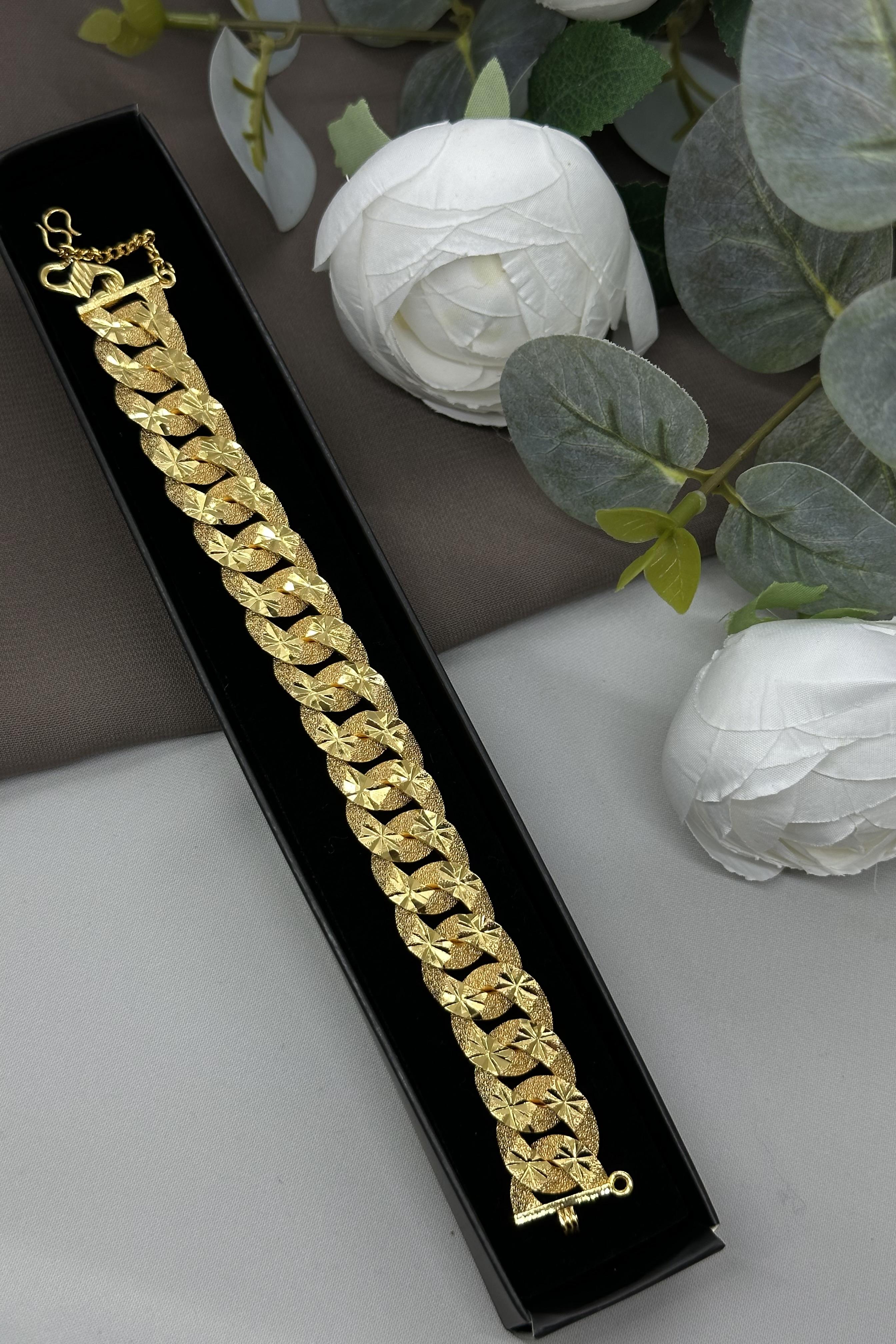 22 Ayar Altın Kaplama Halka Bileklik