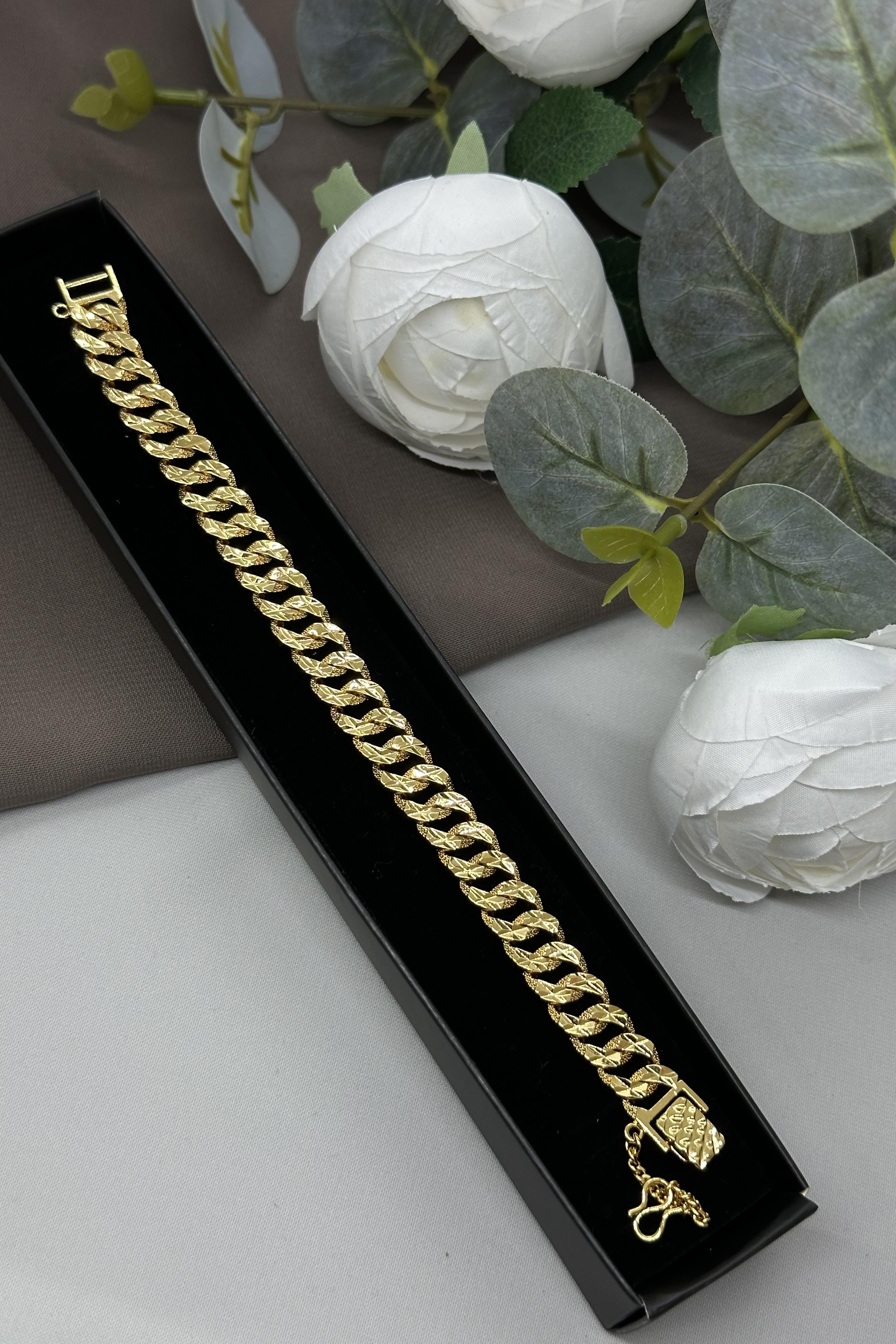 22 Ayar Altın Kaplama Halka Model Bileklik