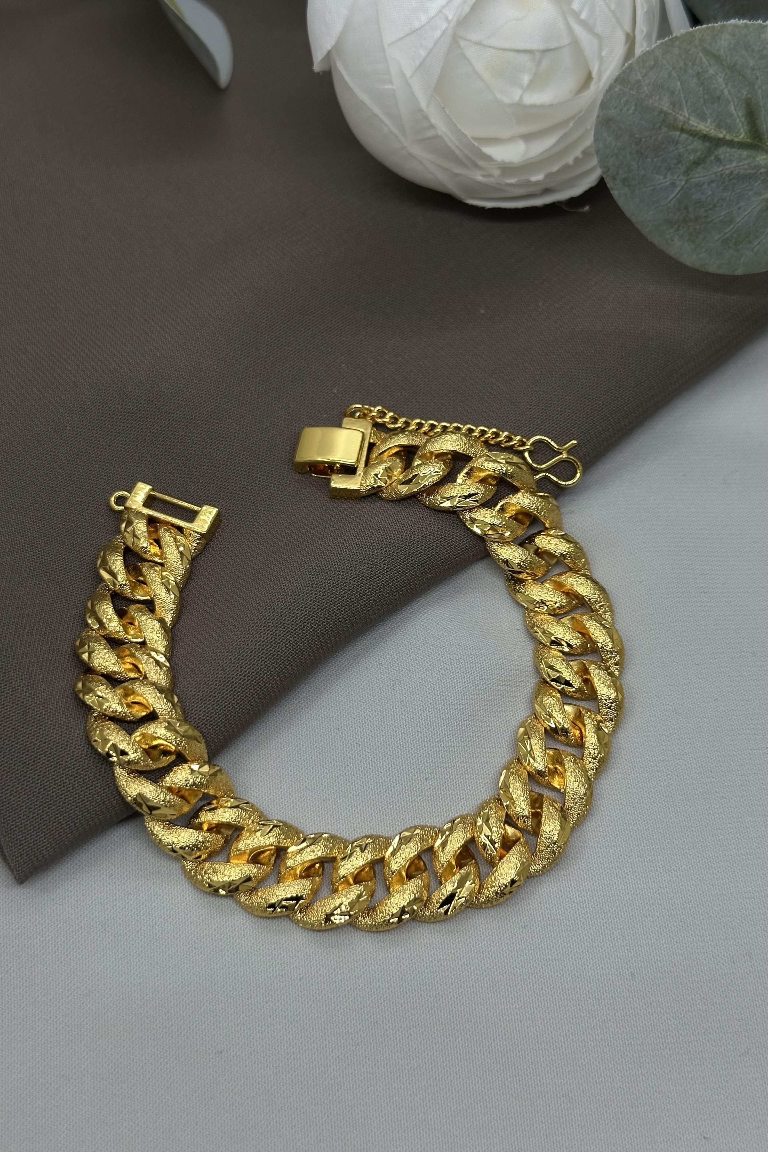 22 Ayar Altın Kaplama Halka Bileklik