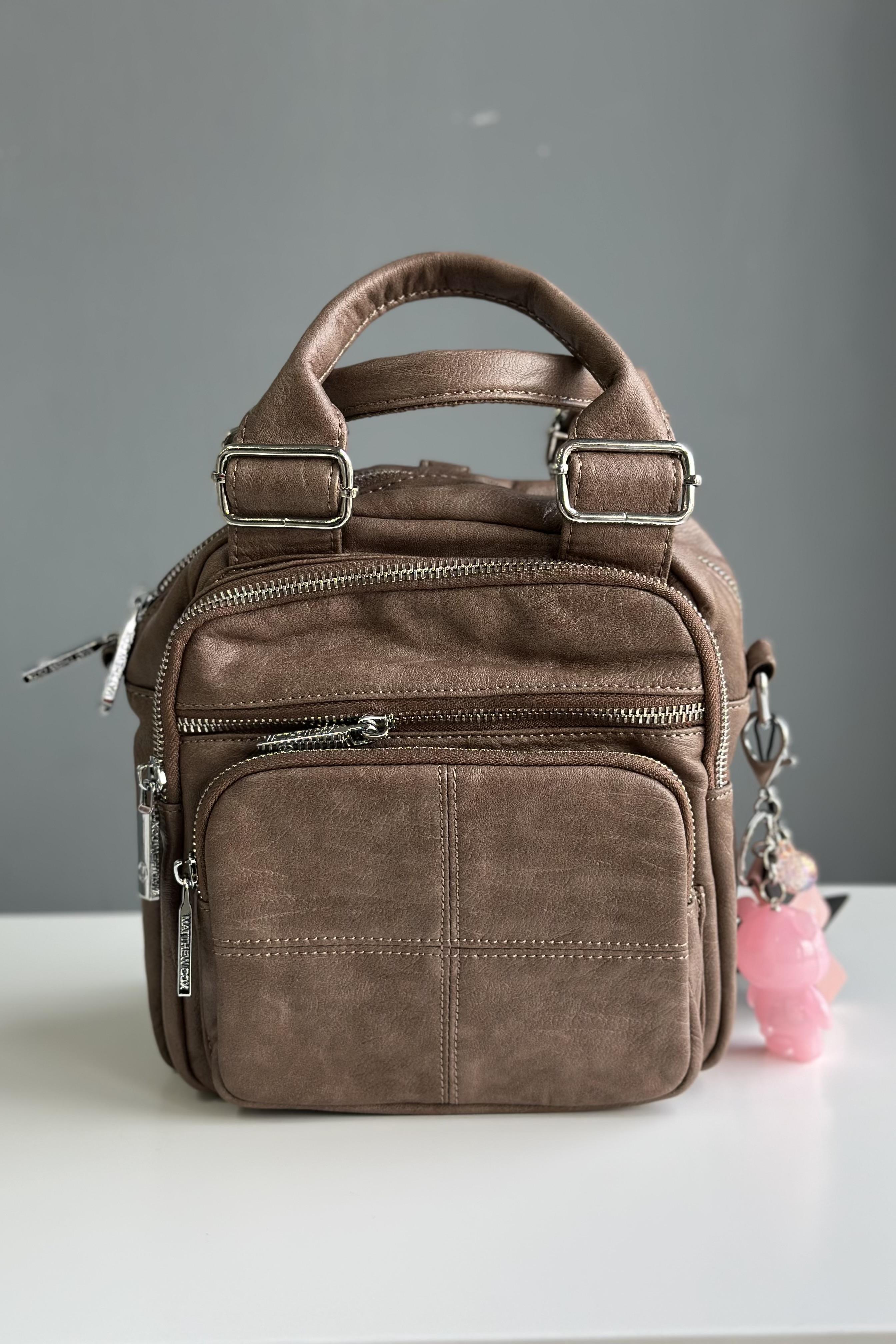 A++ Kalite Kahverengi El-Omuz-Sırt Çantası