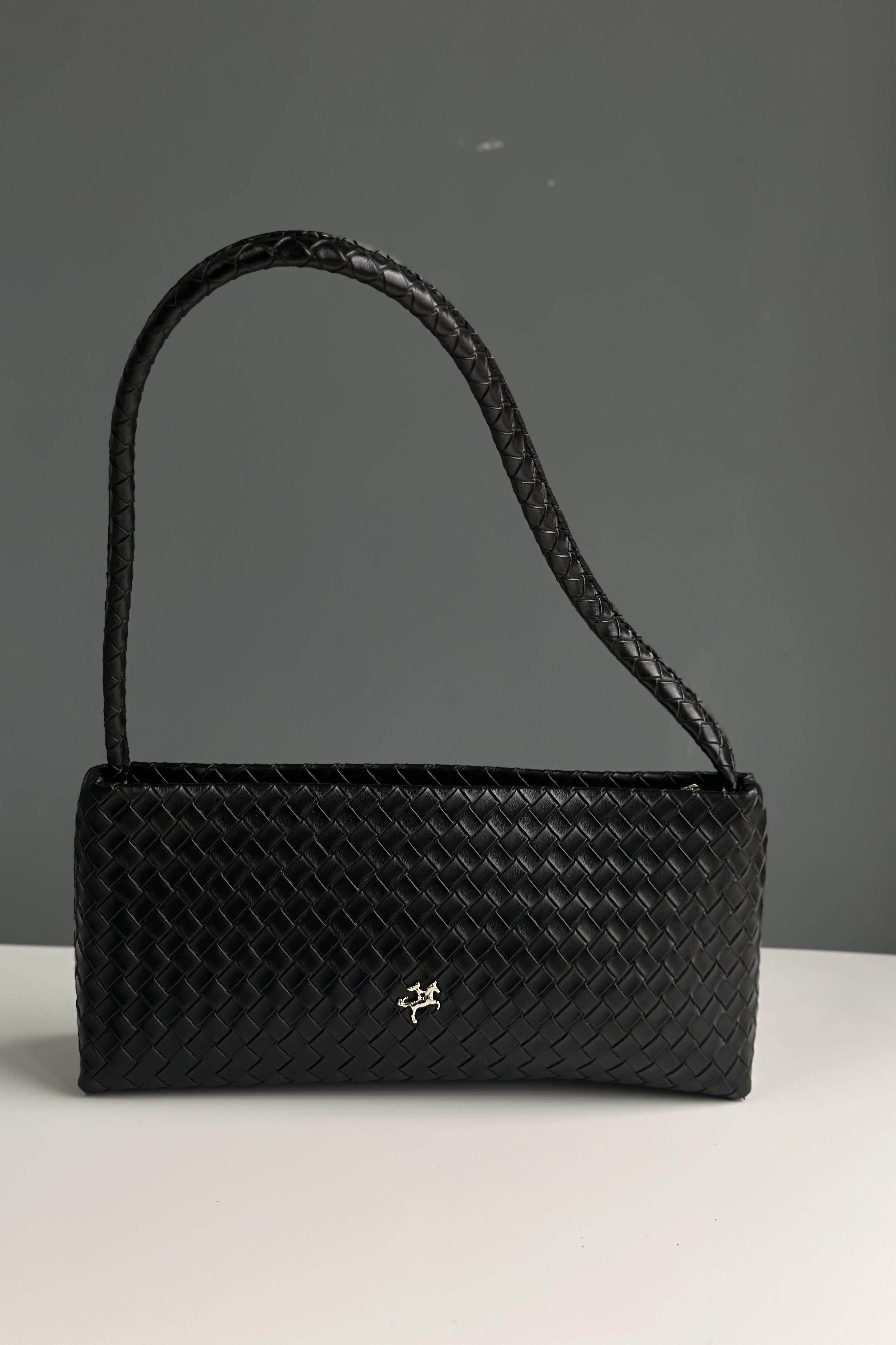 A++ Kalite Siyah Baget Çanta