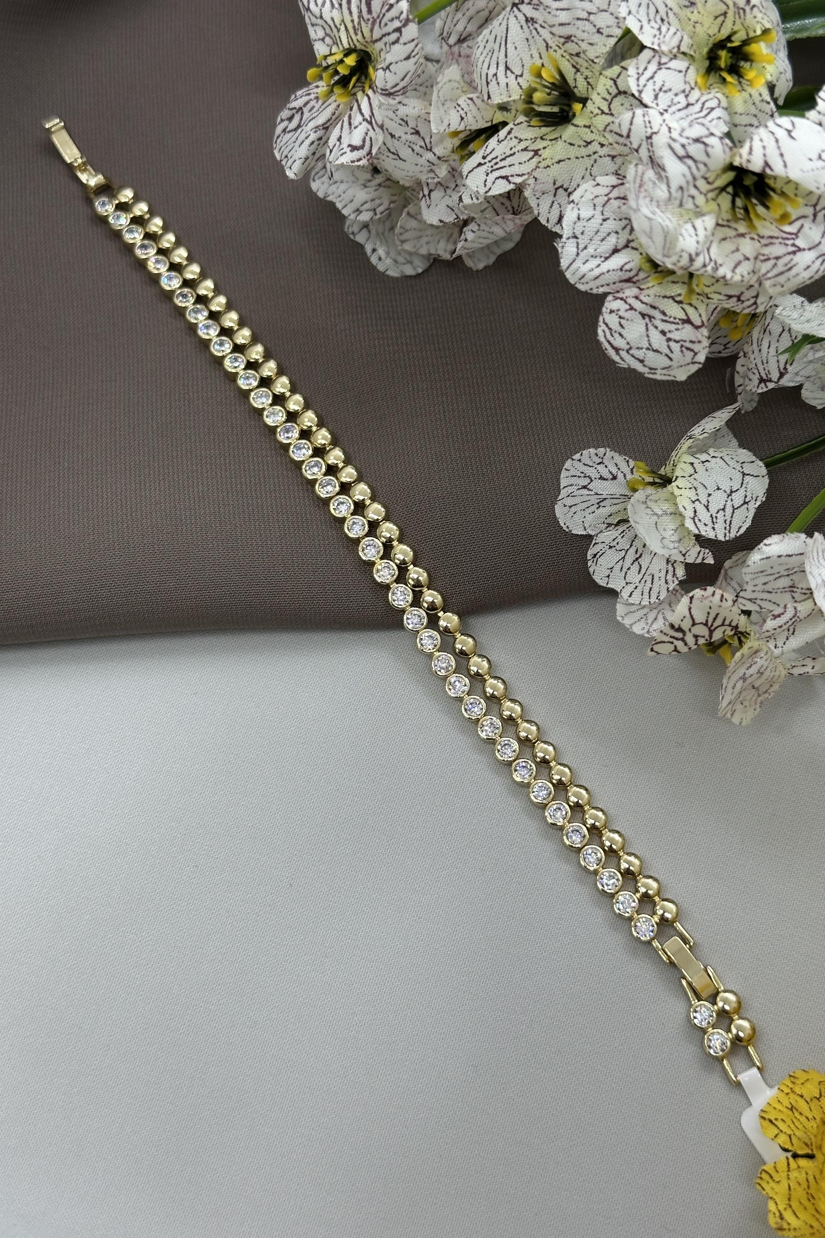 14K Top Model Gold Vıp Bileklik