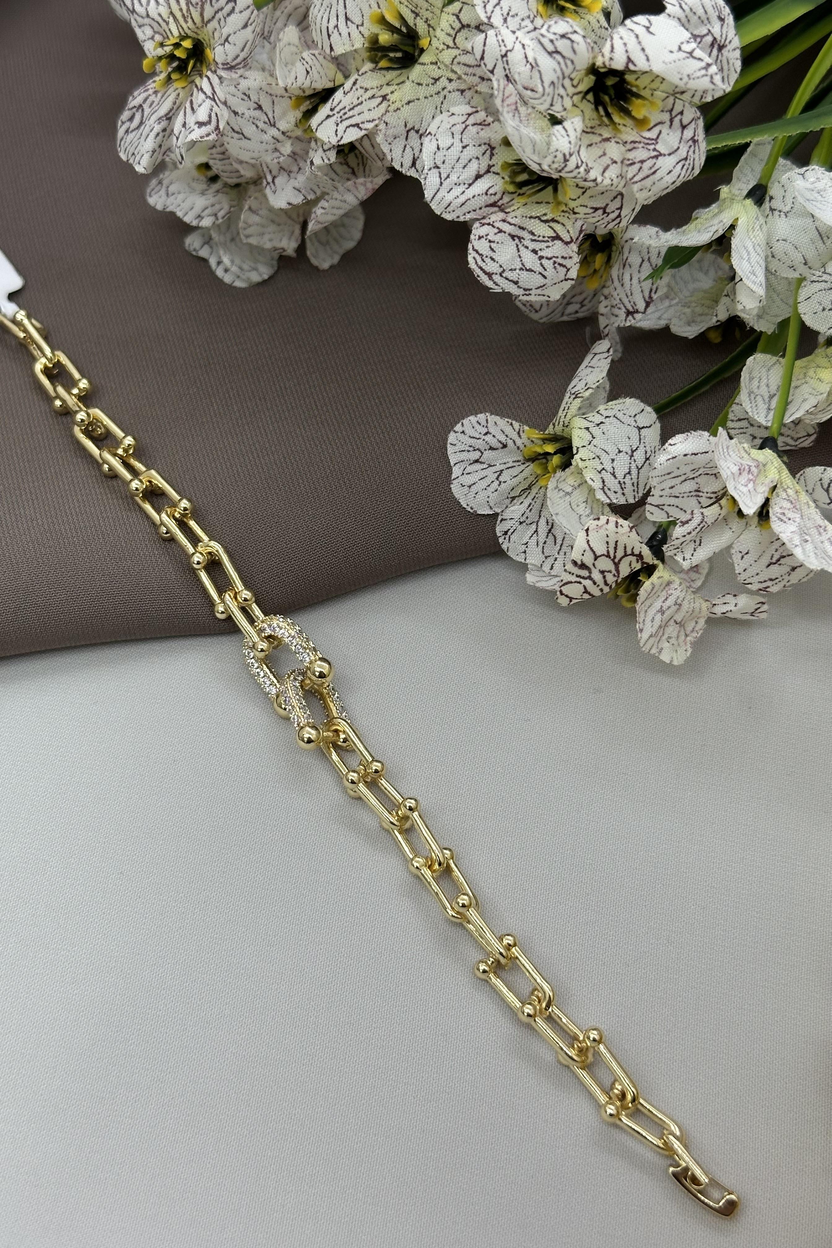 14K Tffny Model Gold Vıp Bileklik