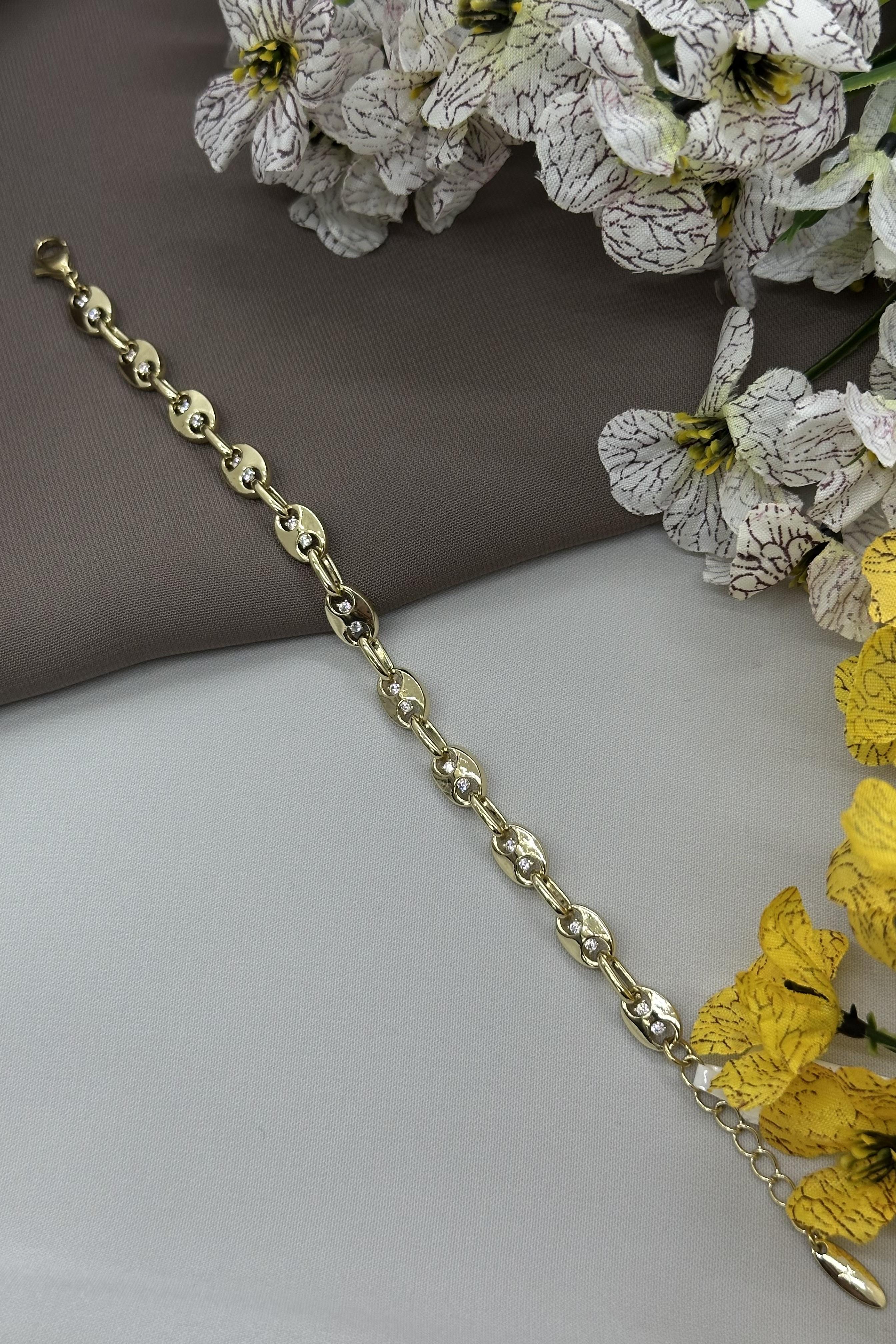 14K Düğüm Model Gold Vıp Bileklik