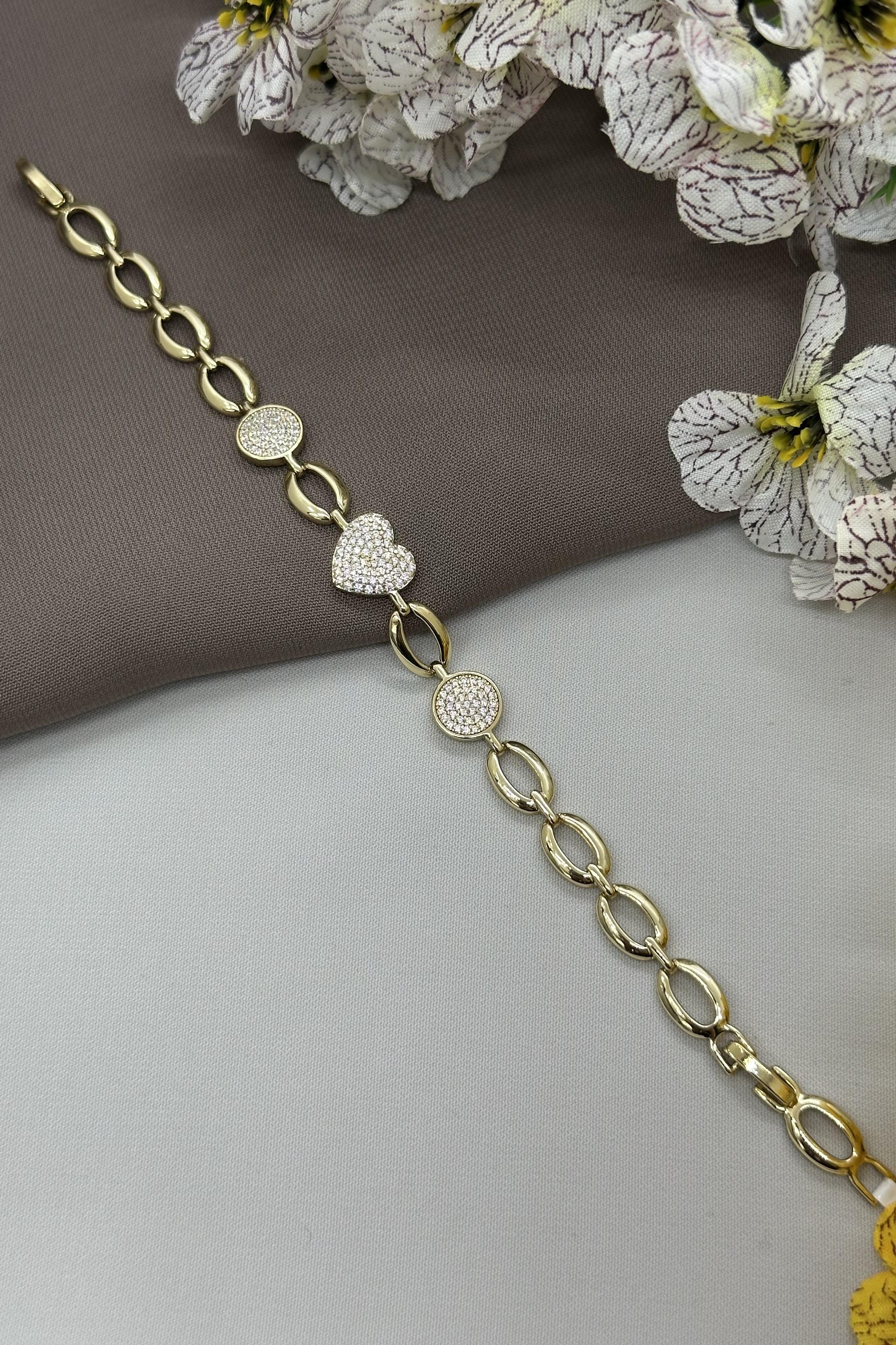 14K Kalpli Gold Vıp Bileklik