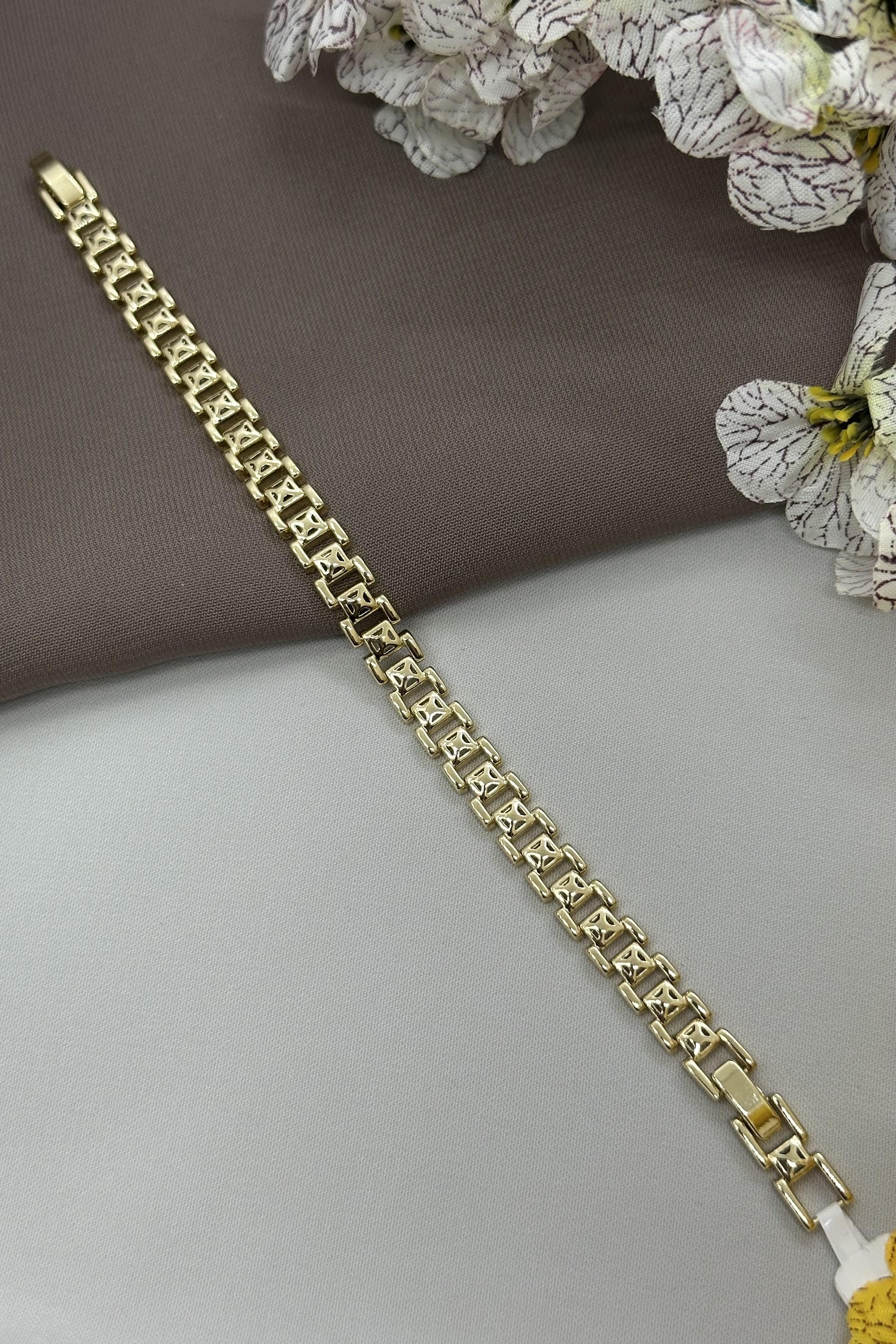 14K Kordon Model Gold Vıp Bileklik