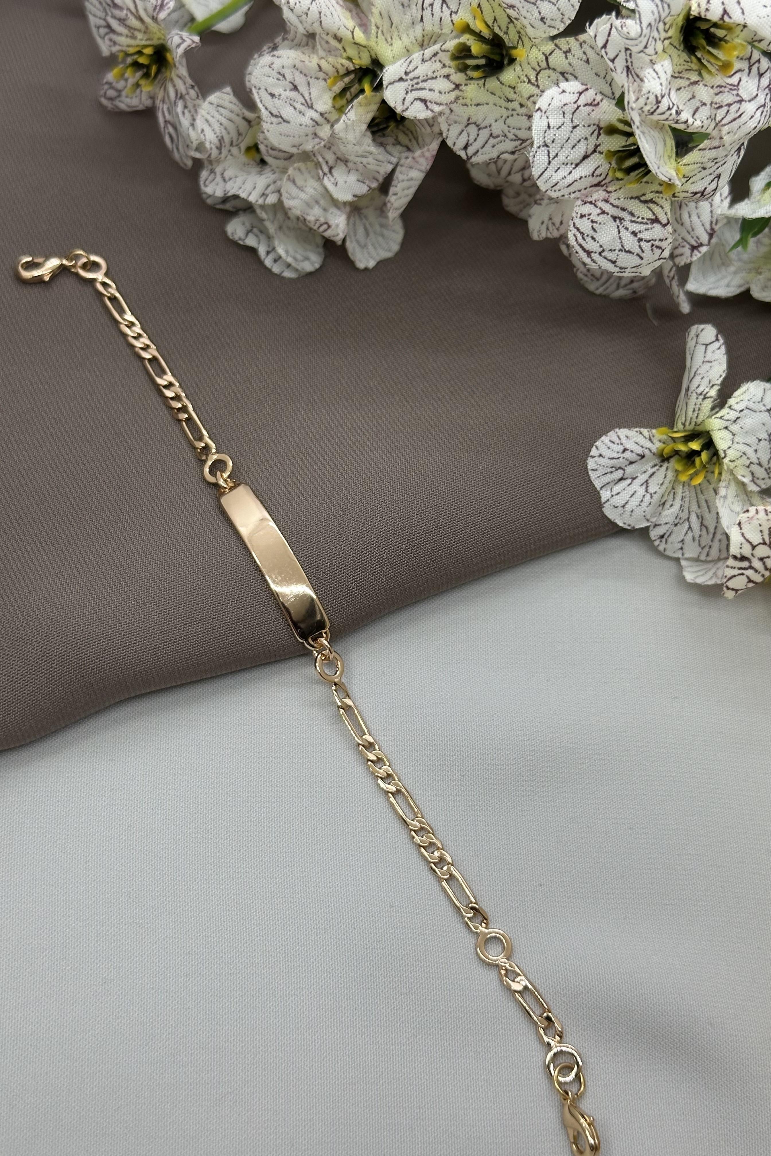 İsim Yazdırılabilir Rose Gold Vıp Bileklik