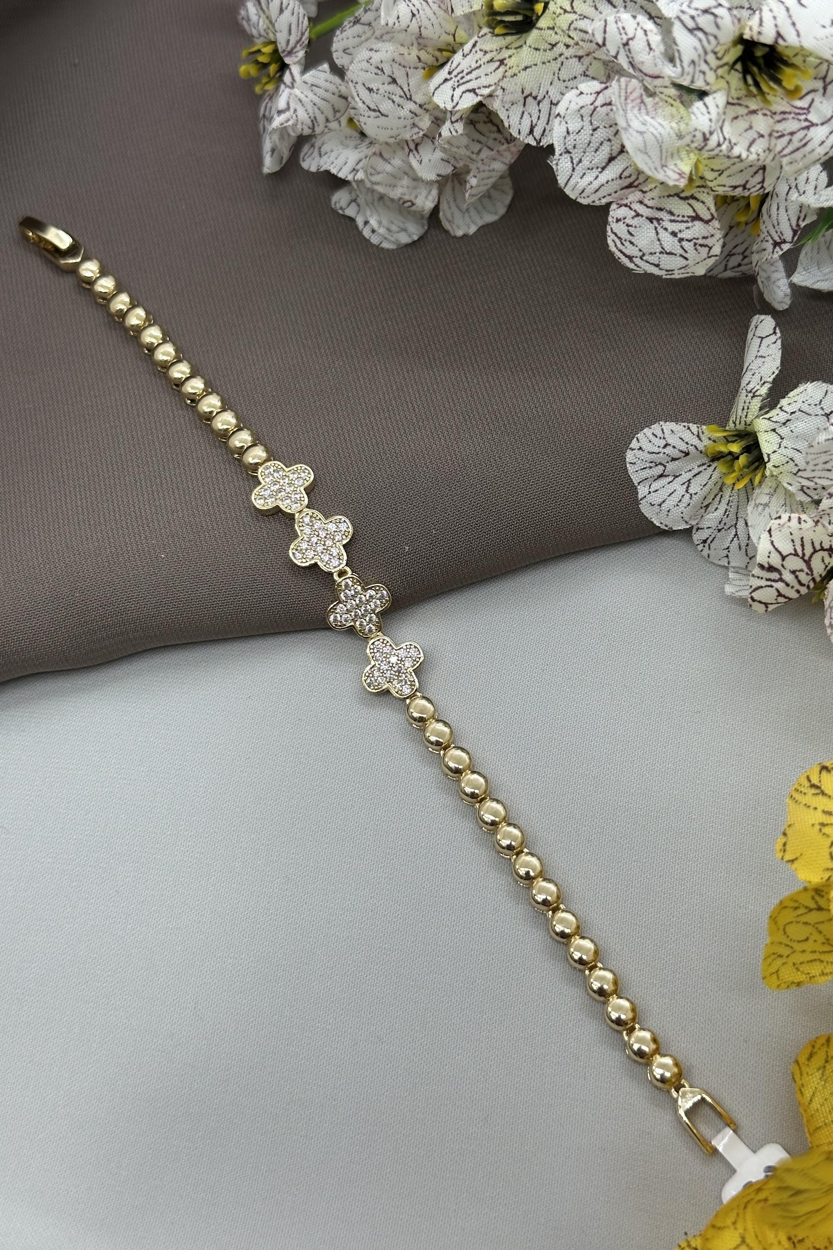 14K Yoncalı Gold Vıp Bileklik