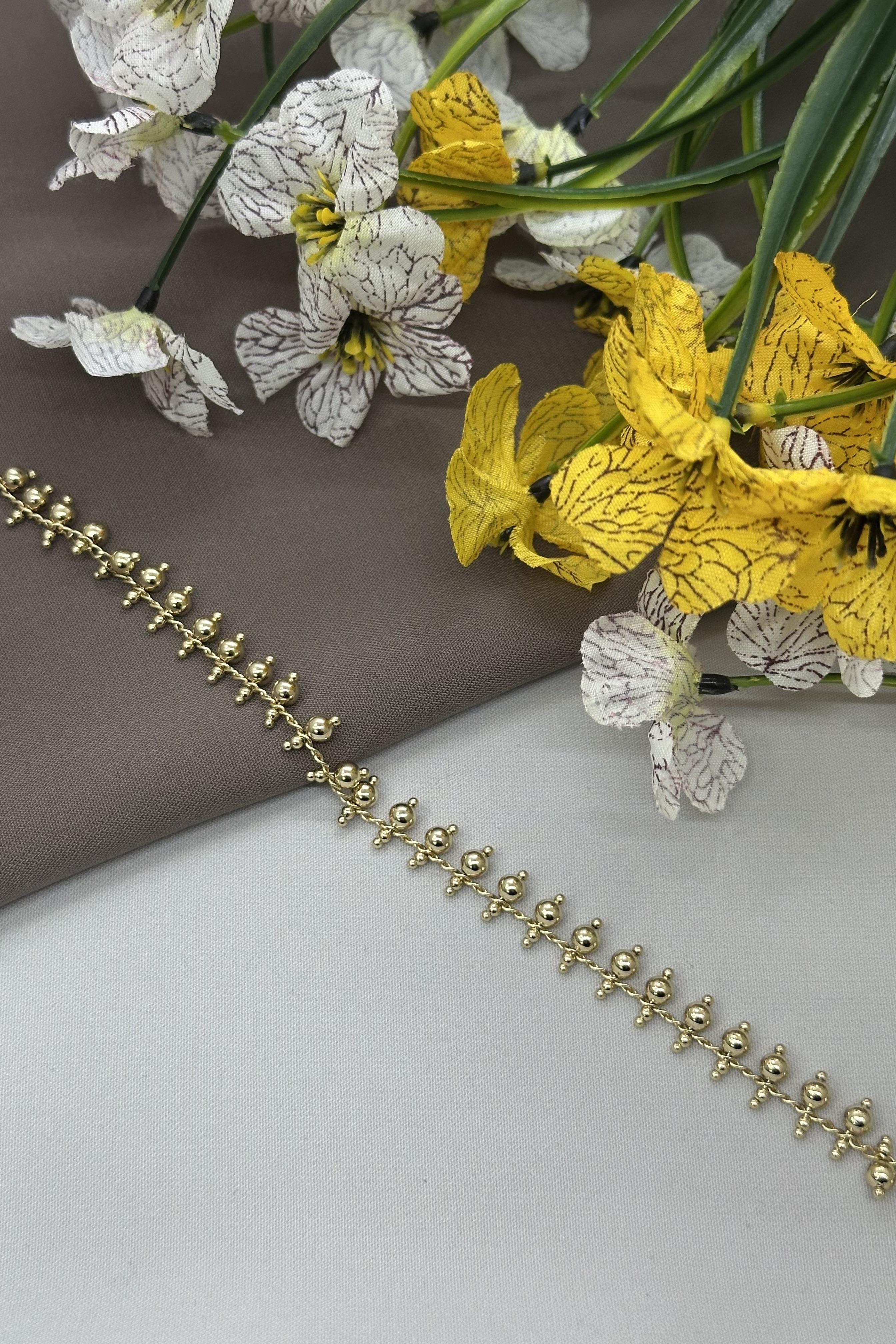 14K Top Model Gold Vıp Bileklik