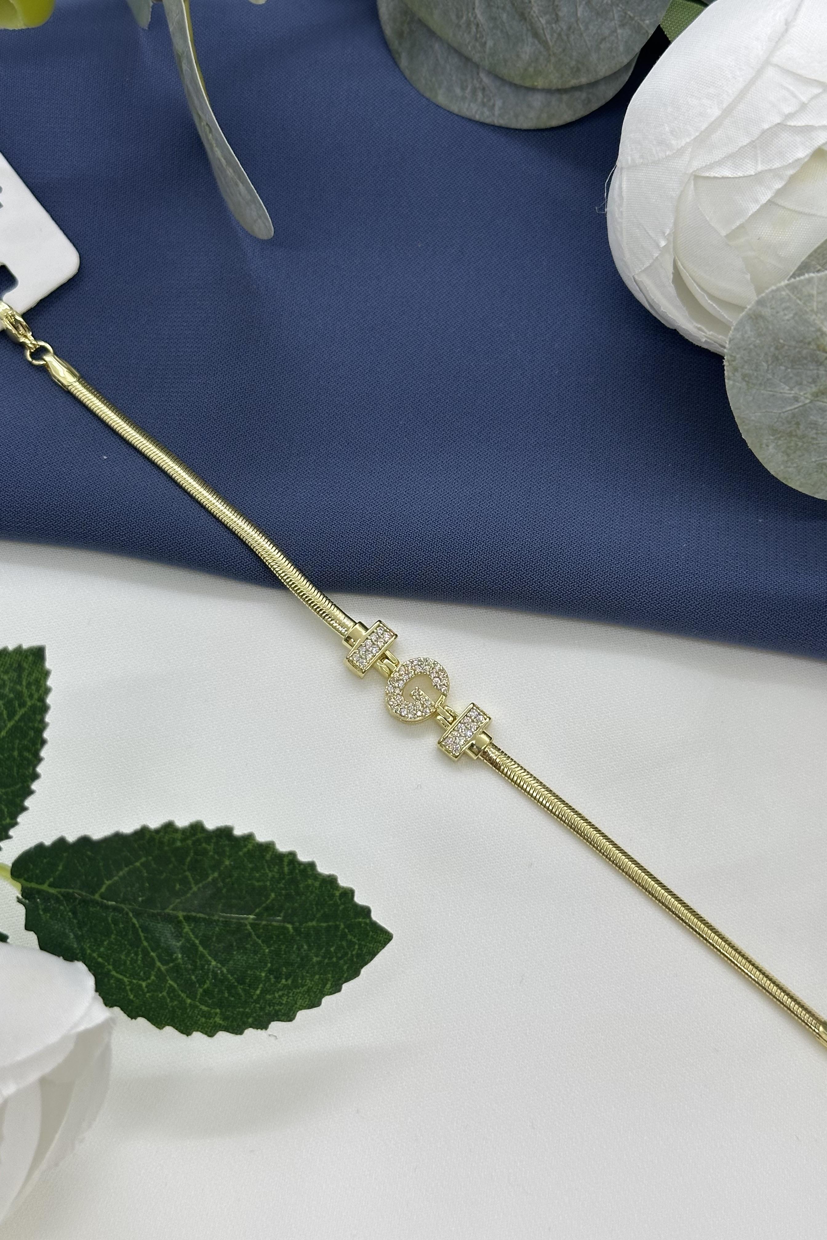 G Harfi Gold Vıp Bileklik