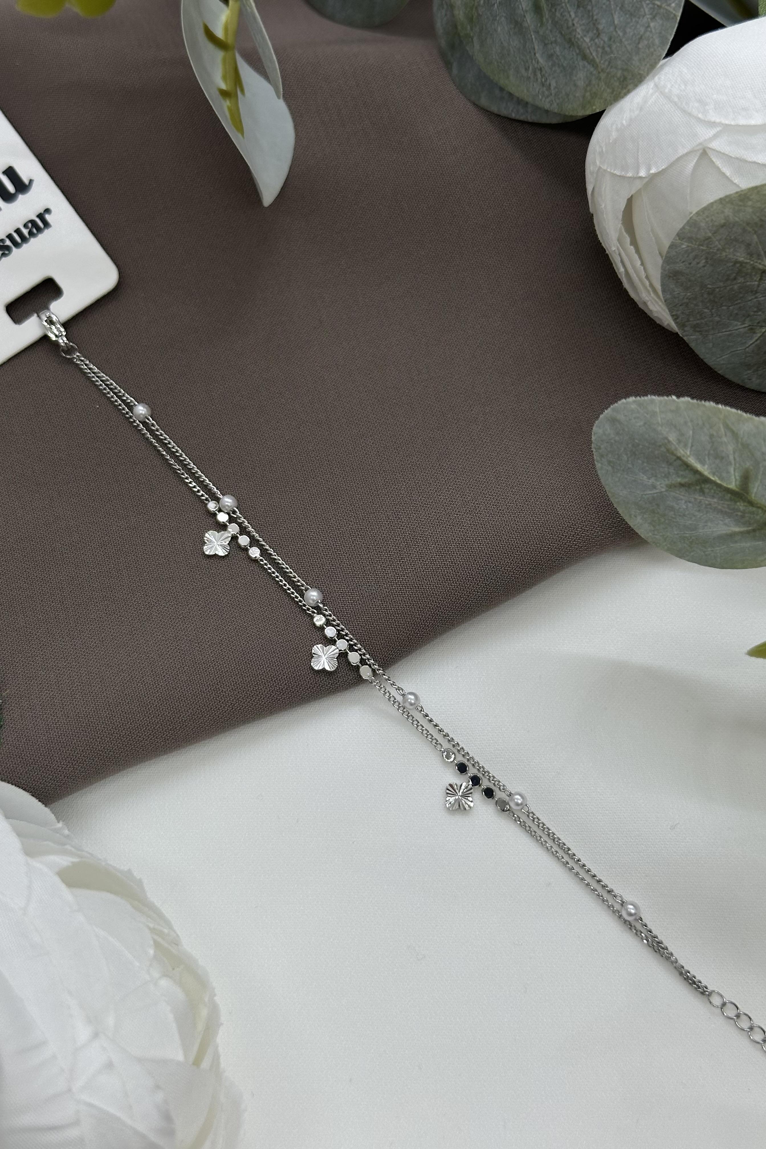 Yonca Model Sılver Vıp Bileklik