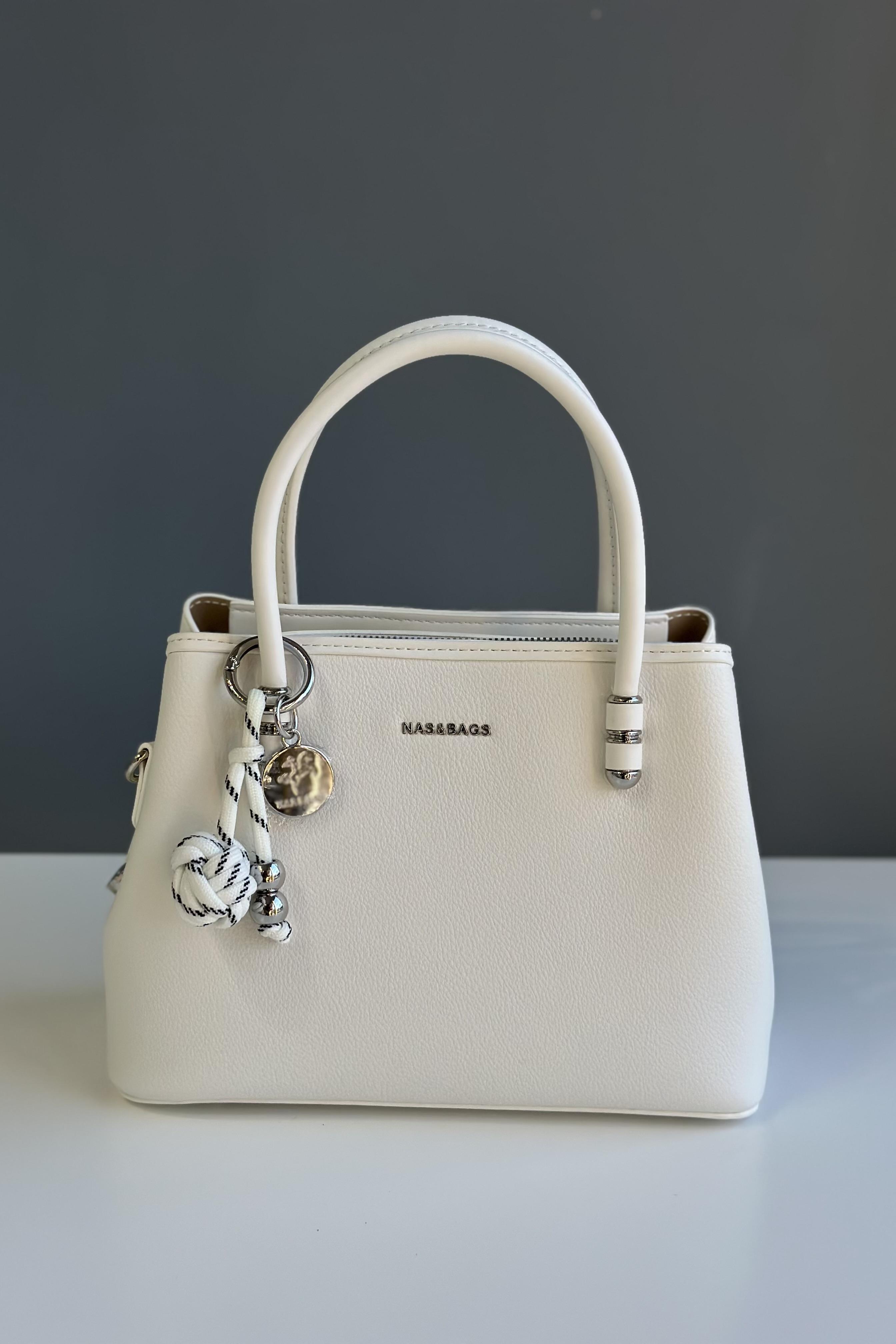 A++Kalite Beyaz Çanta