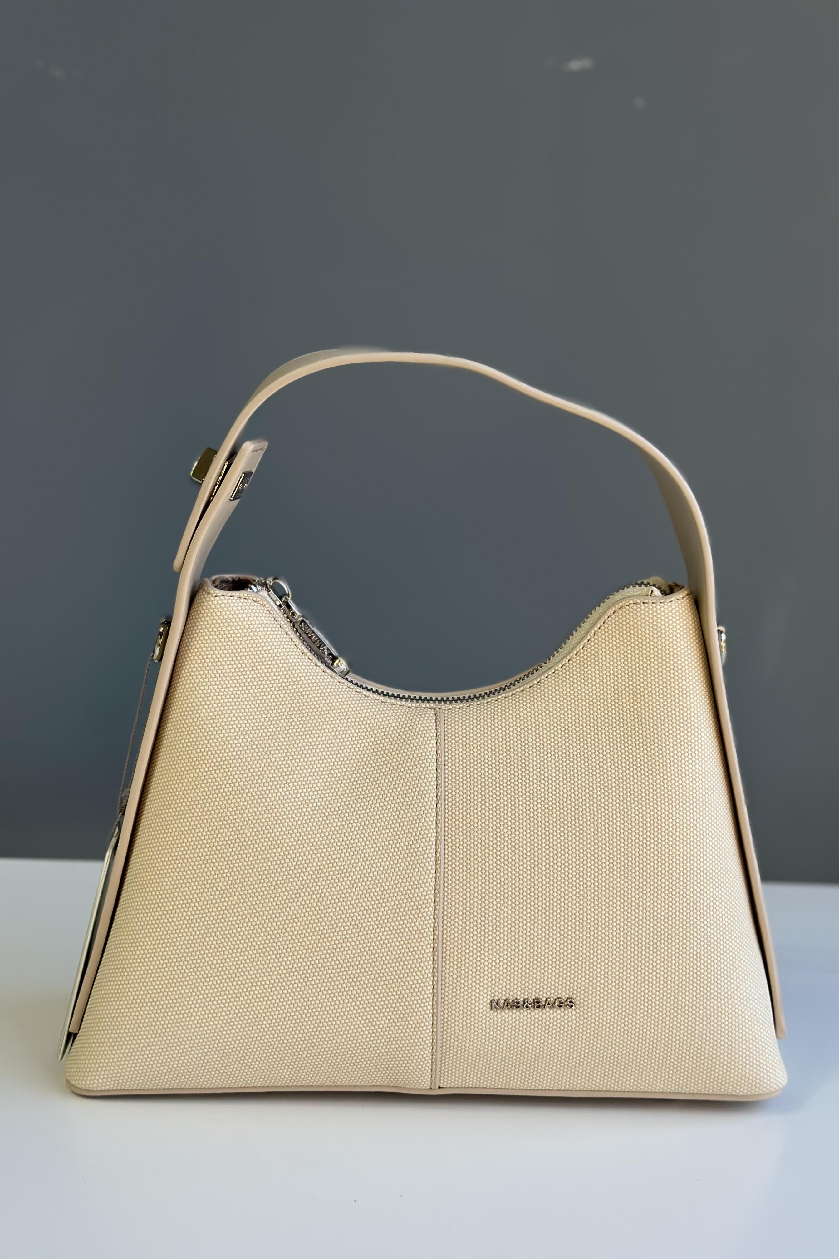 A++ Kalite Krem Çanta